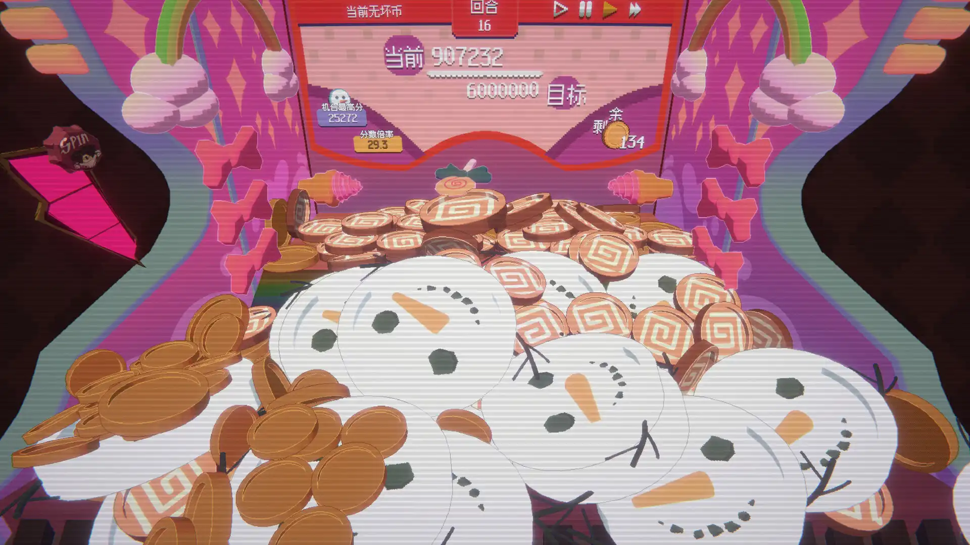 [PC]浣熊推币机/RACCOIN: Coin Pusher Roguelik