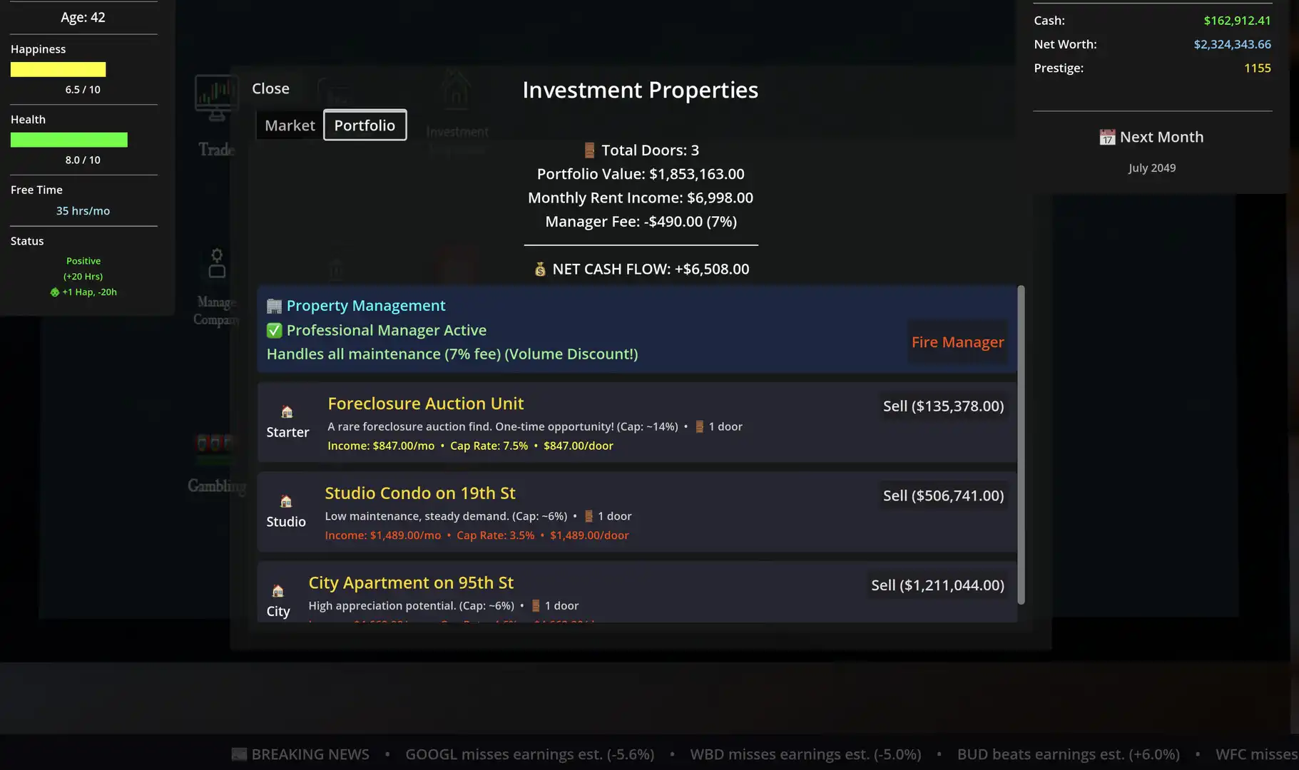 [PC]自力更生：投资人生模拟器/SELF MADE: Investment Life Sim