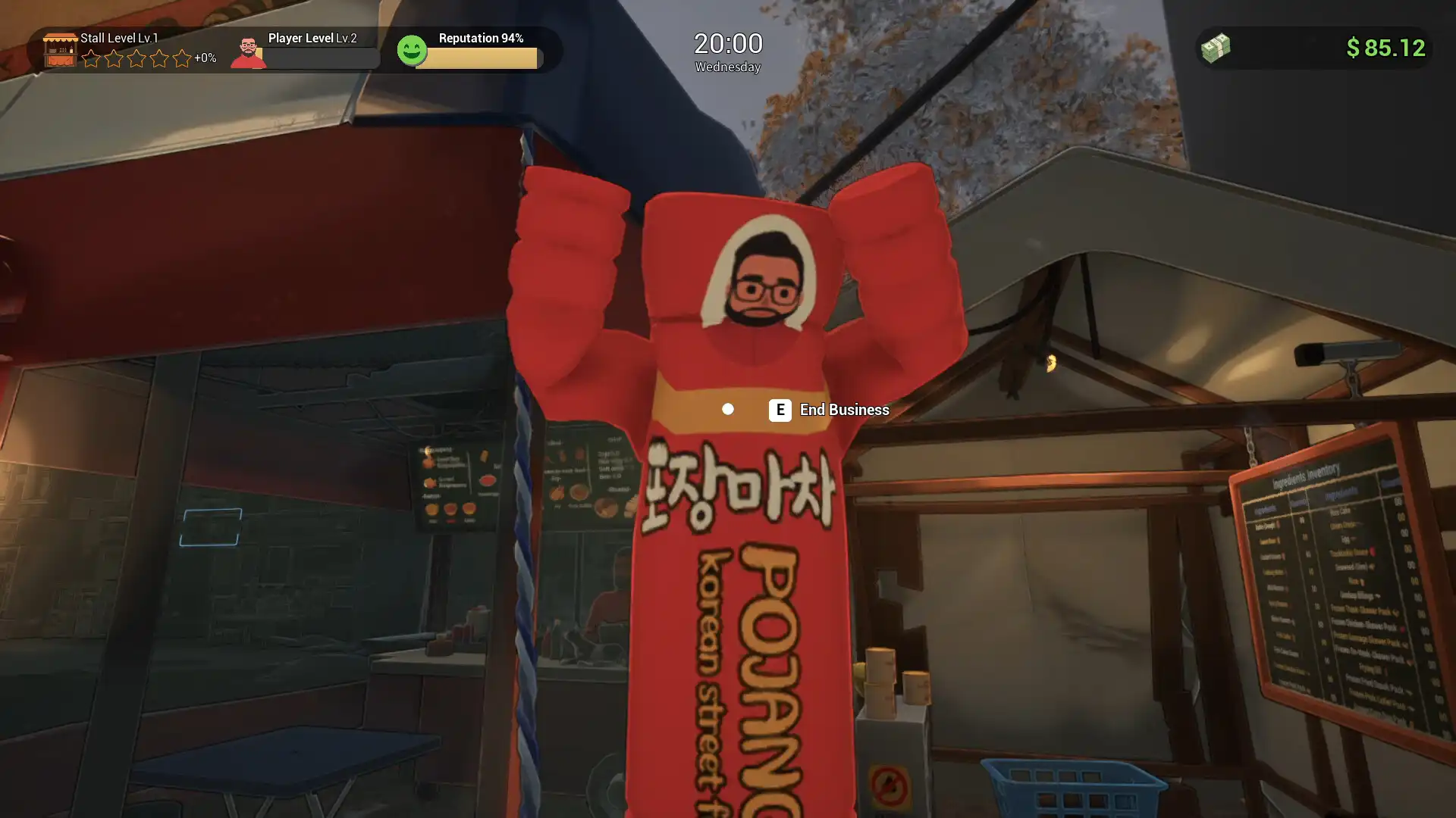 [PC]POJANGMACHA : 韩国街头美食经营模拟器/POJANGMACHA : Korean Street Food Management Simulator-游戏库