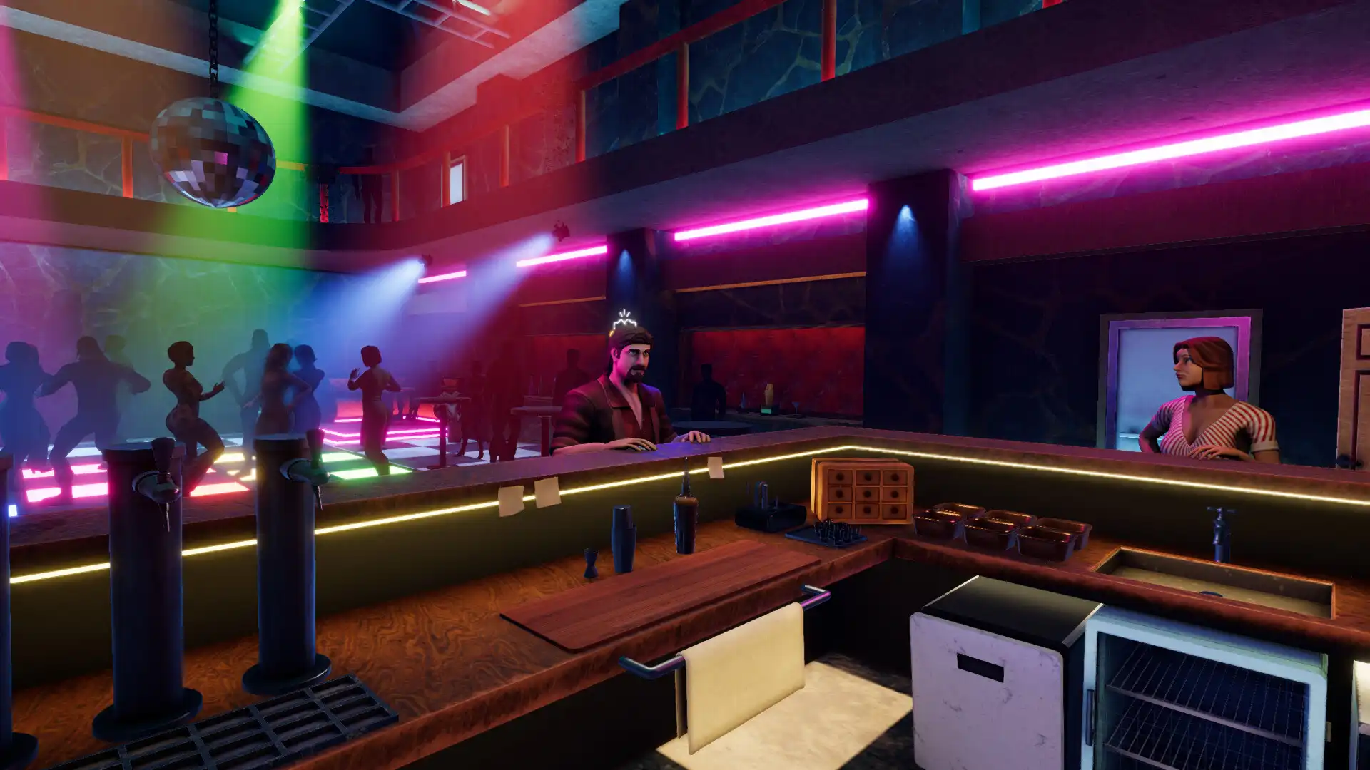 [PC]迪斯科灯光下：80年代酒吧模拟器/Under the Disco Lights - 80's Bar Simulator