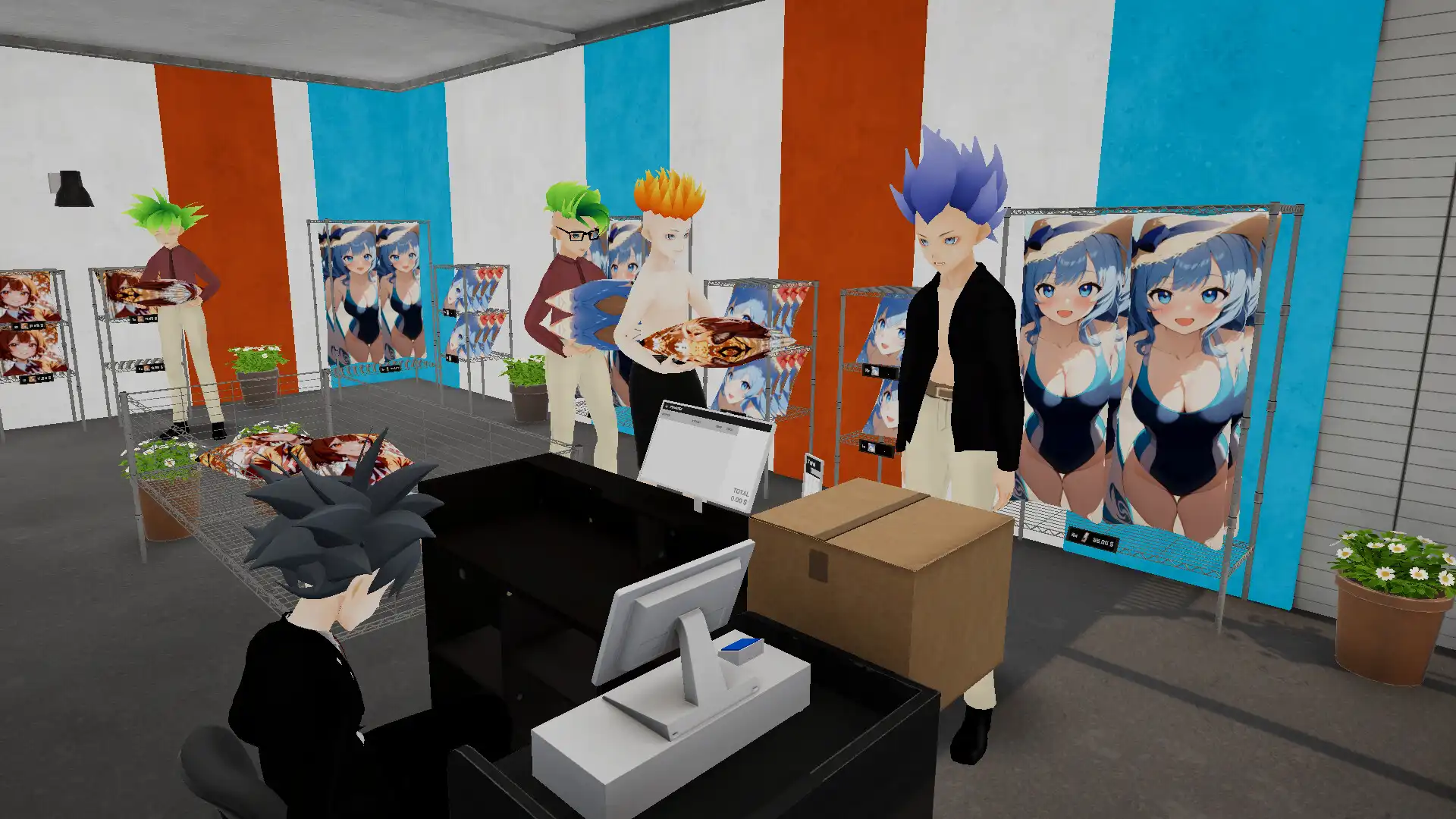 [PC]商店模拟器：抱枕/Shop Simulator: Waifu Pillows