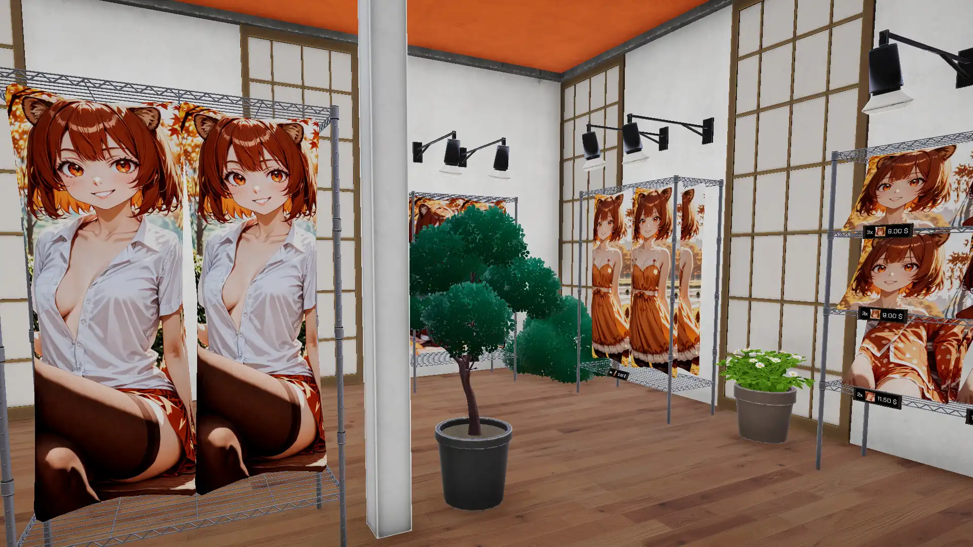 [PC]商店模拟器：抱枕/Shop Simulator: Waifu Pillows
