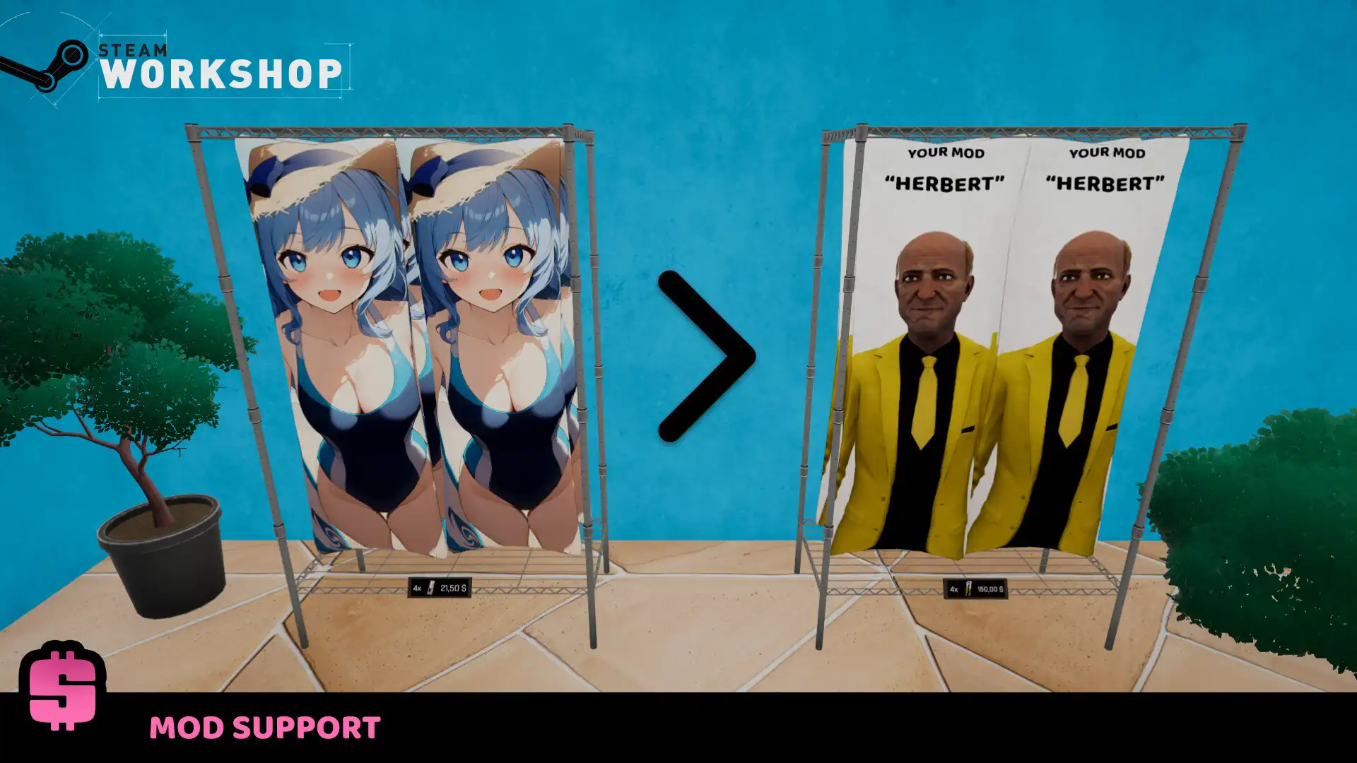 [PC]商店模拟器：抱枕/Shop Simulator: Waifu Pillows