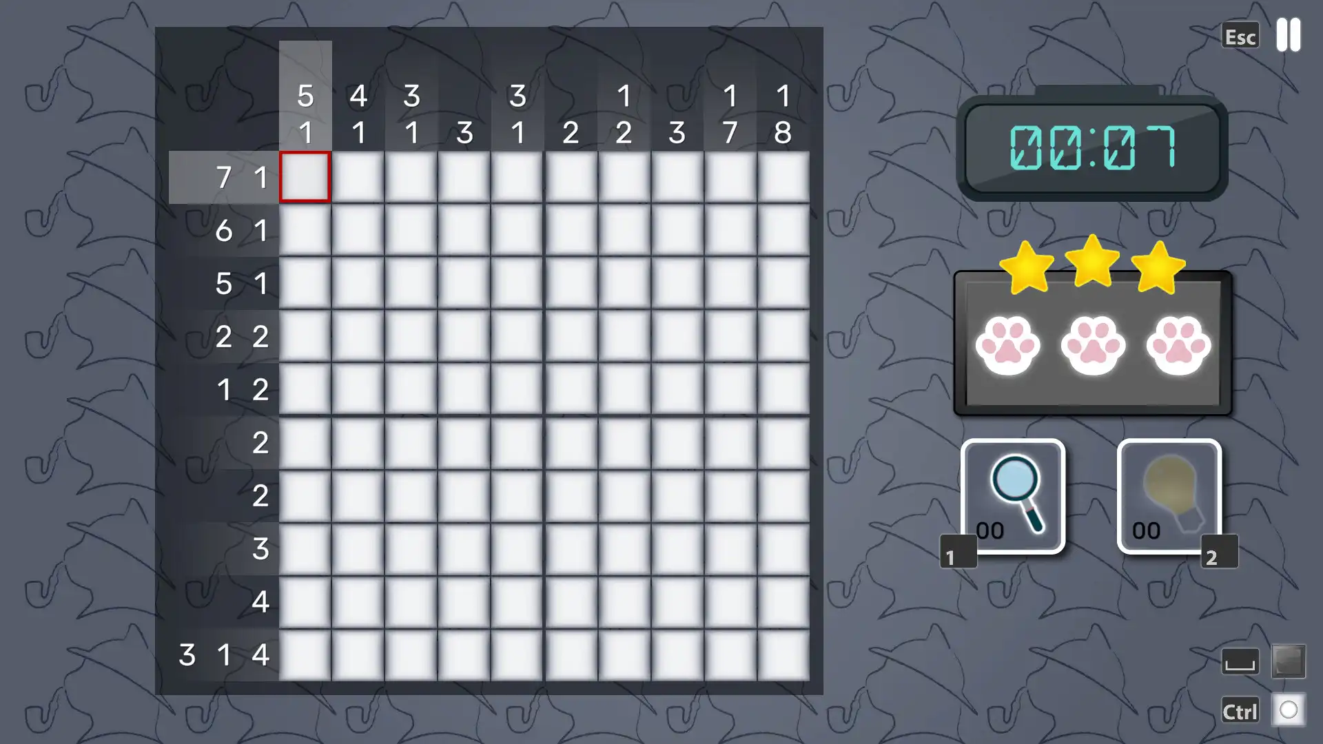 [PC]夏洛克猫·福尔摩斯绘图方块/SherloCAT Holmes Nonogram