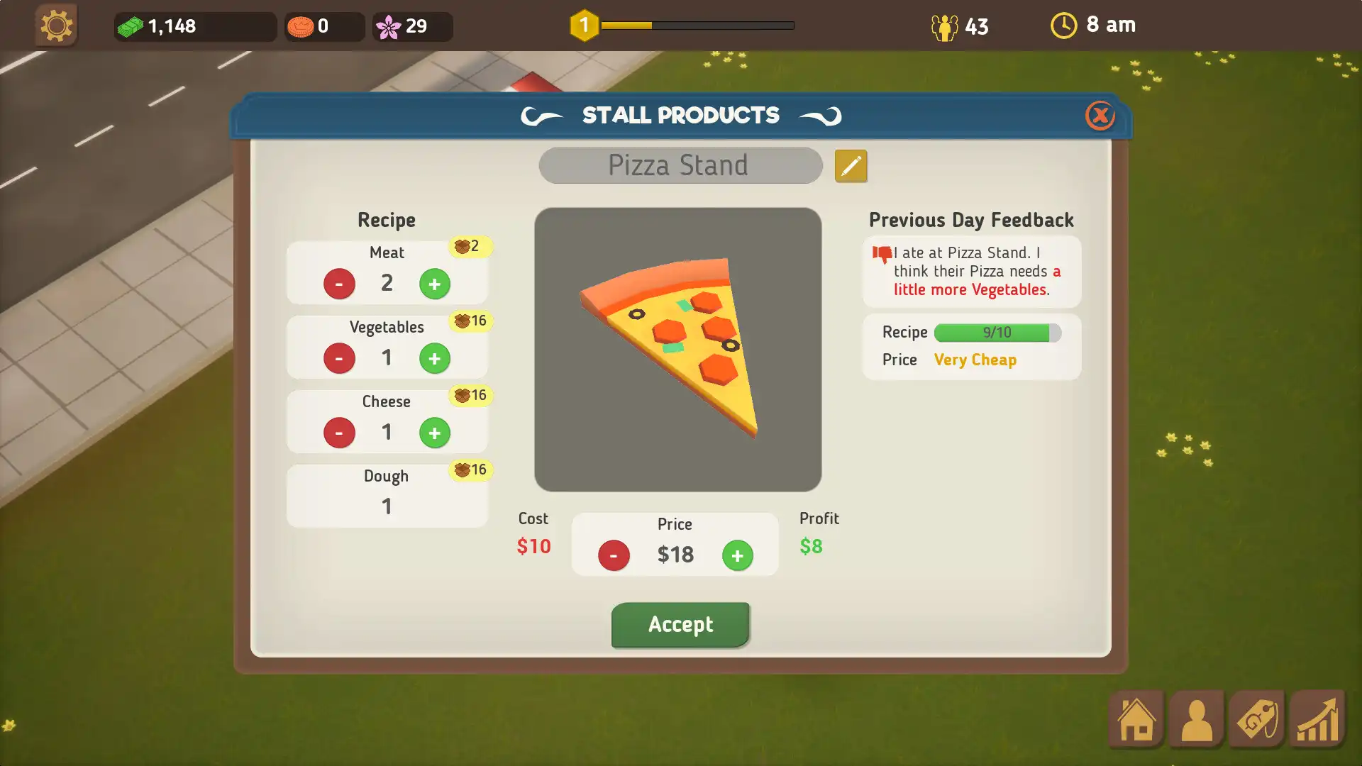 [PC]美食公园经理/Food Park Manager