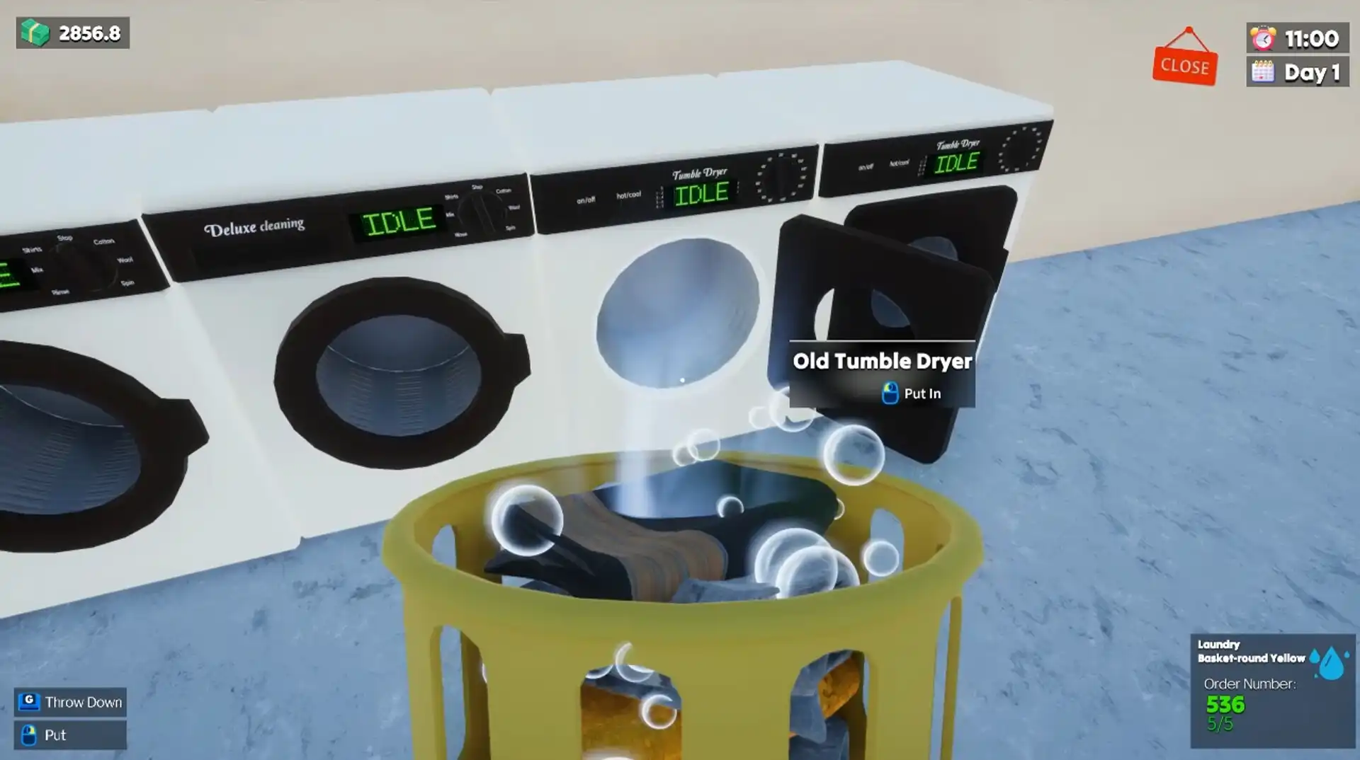 [PC]洗衣店模拟器：洗刷刷！/Laundry &amp; Supermarket Simulator