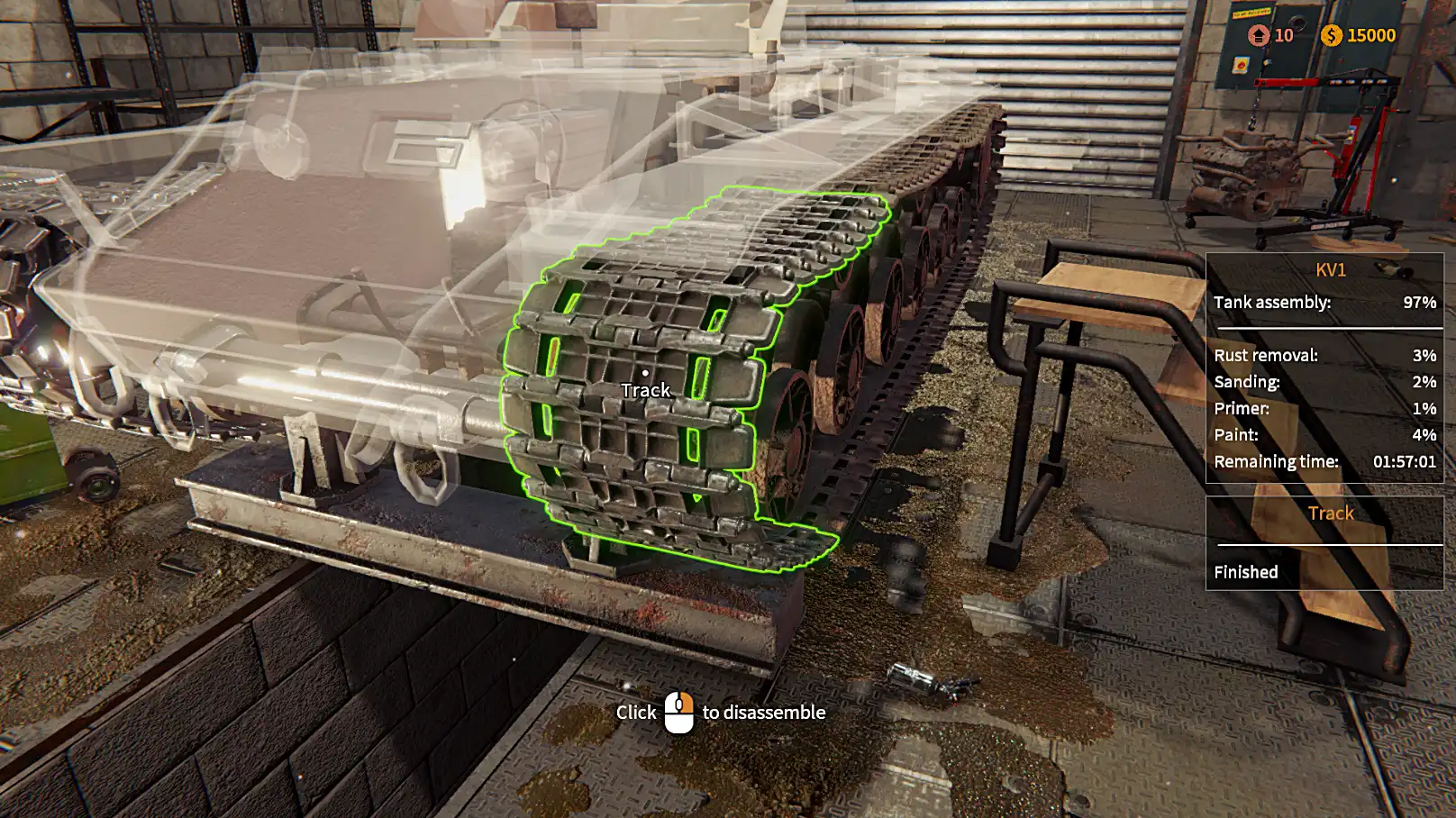 [PC]后勤模拟器/坦克维修模拟/坦克修理模拟/Tank Mechanic Simulator