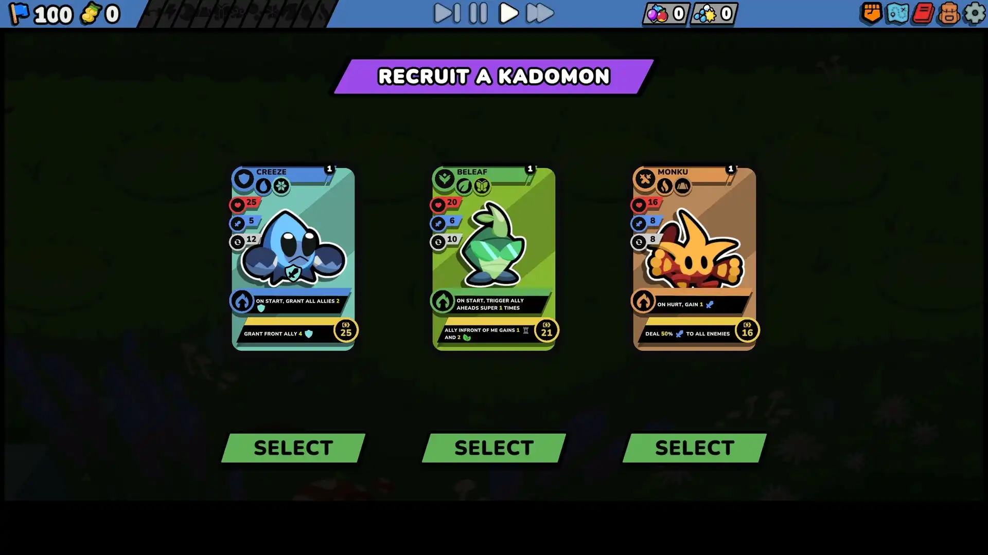 [PC]卡多梦:超能自走棋/Kādomon: Hyper Auto Battlers