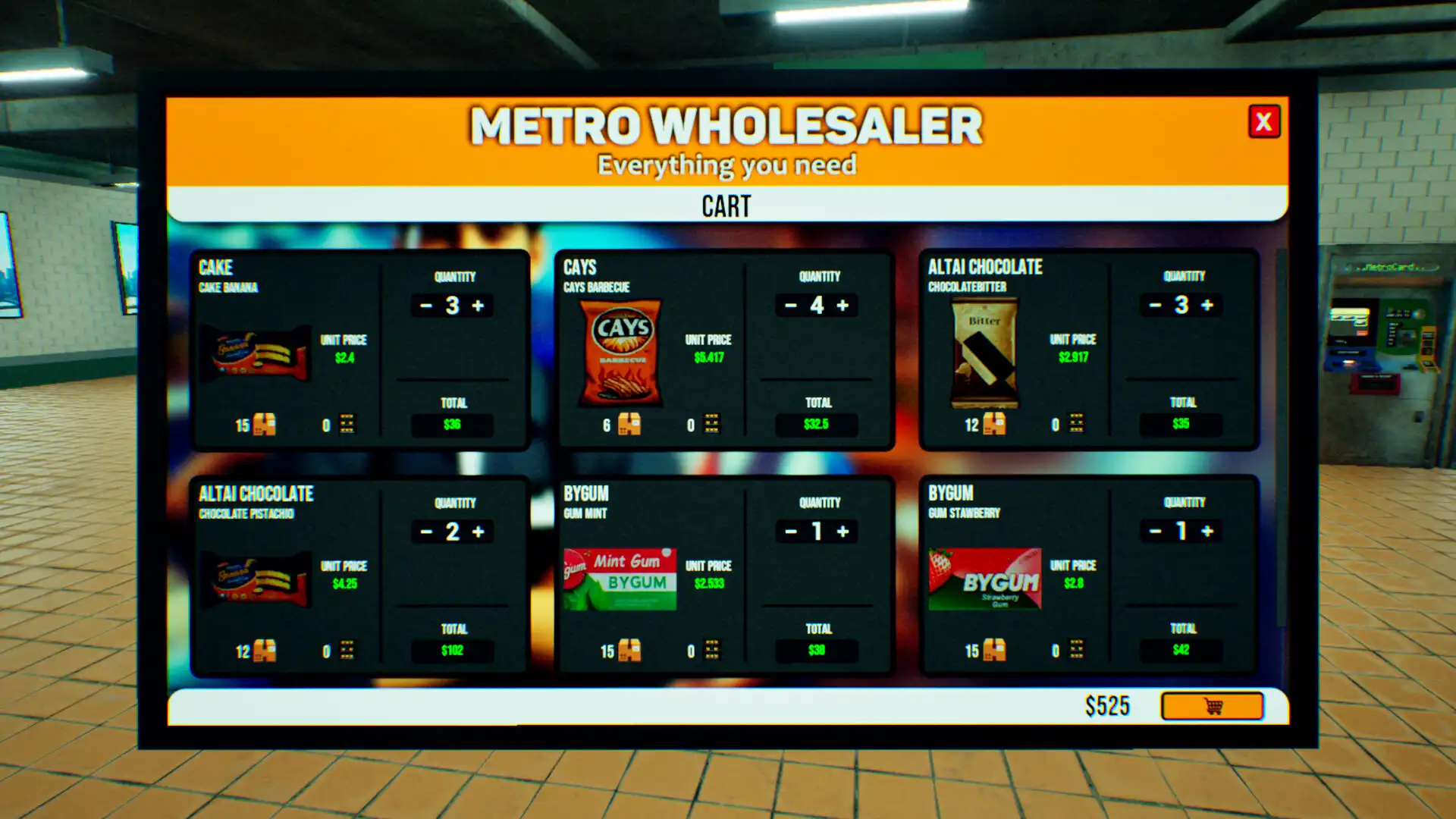 [PC]地铁迷你市场模拟器/Metro Mini Market Simulator