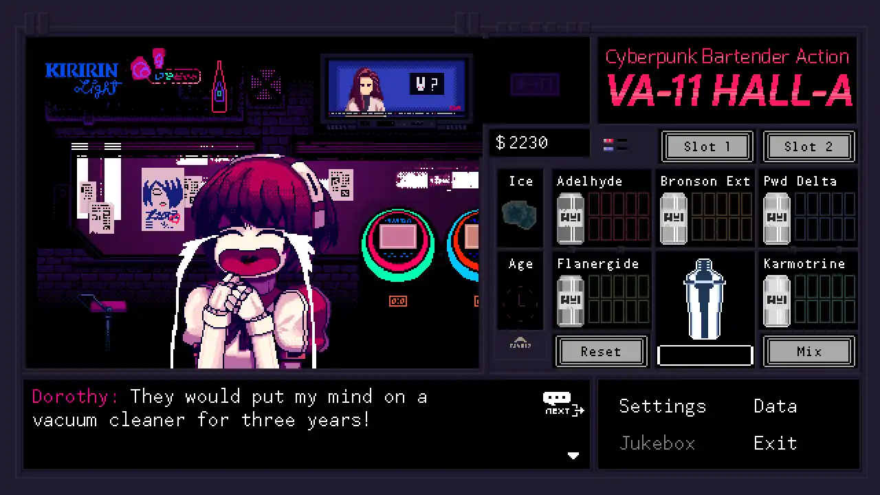 [PC]VA-11 HALL-A：赛博朋克酒保行动/VA-11 Hall-A: Cyberpunk Bartender Action