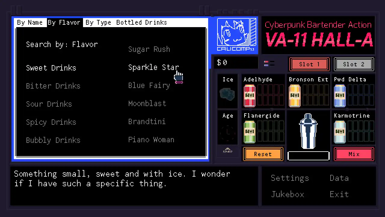 [PC]VA-11 HALL-A：赛博朋克酒保行动/VA-11 Hall-A: Cyberpunk Bartender Action
