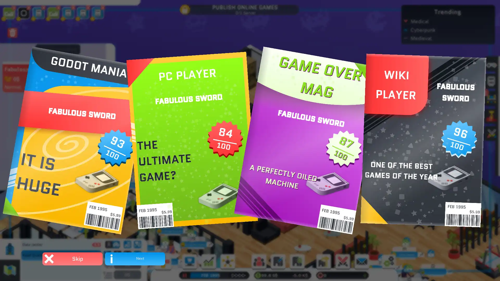 [PC]城市游戏工作室/City Game Studio: a tycoon about game dev