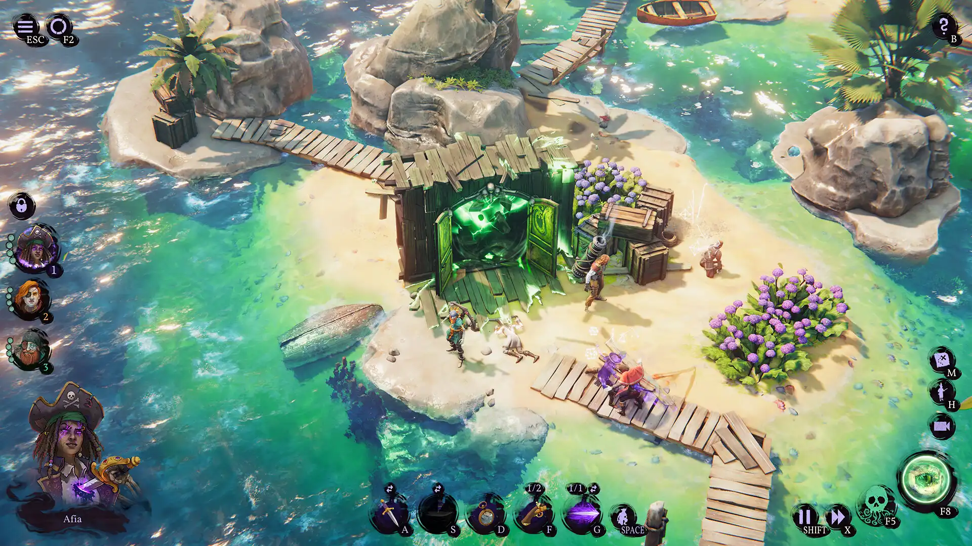 影子诡局:被诅咒的海盗/Shadow Gambit: The Cursed Crew 游戏截图