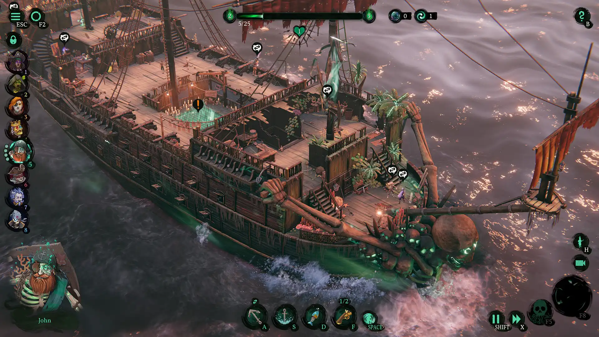 影子诡局:被诅咒的海盗/Shadow Gambit: The Cursed Crew 游戏截图