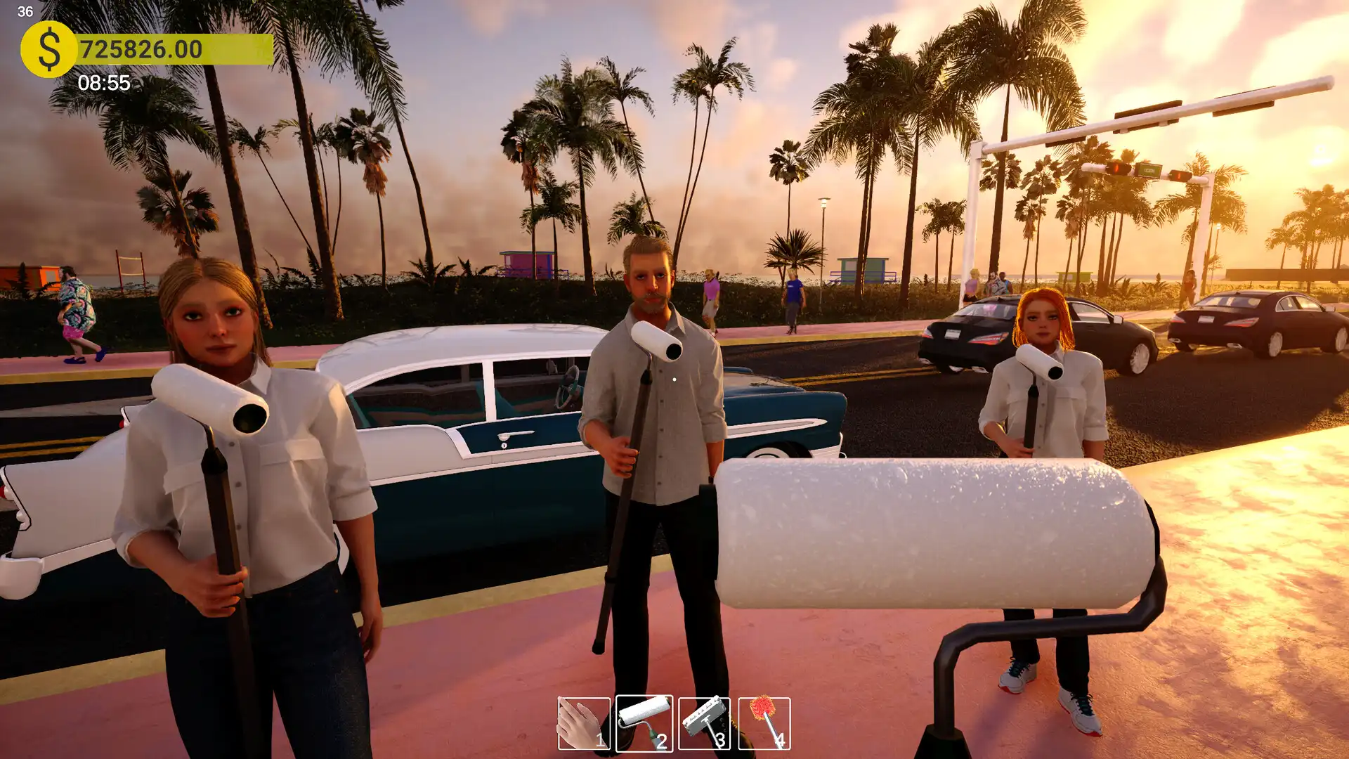 图片[4]-[PC]迈阿密酒店模拟器/Miami Hotel Simulator-芝士游戏