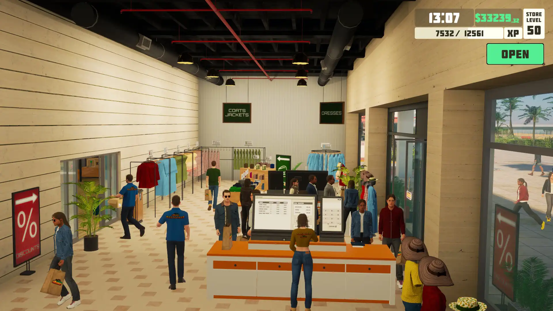 图片[2]-[PC]服装商店模拟器/siMarket Cloth Store Simulator-芝士游戏