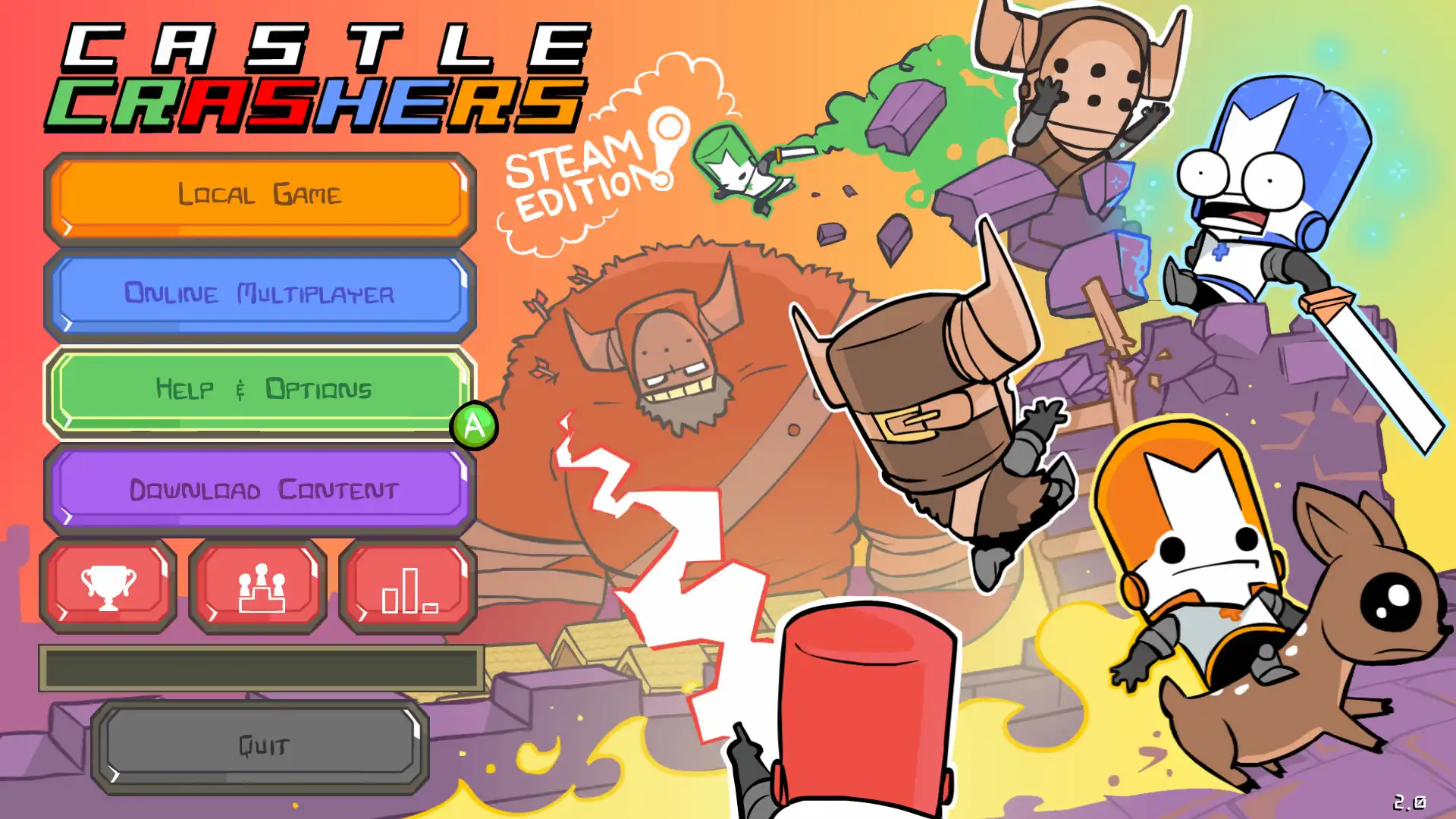 图片[1]-[PC]城堡毁灭者/城堡破坏者/Castle Crashers/支持网络联机-芝士游戏