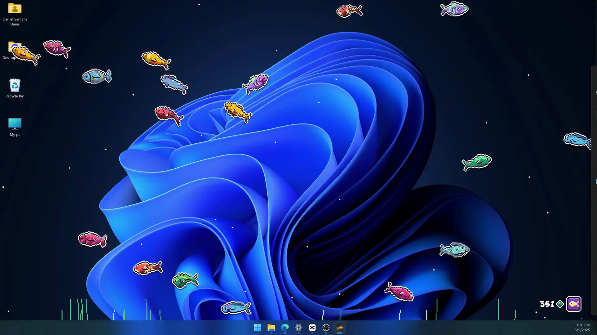 图片[1] [PC]你搁这养鱼呢/Desktop Fishes | 游戏截图-CheeseGame-芝士游戏