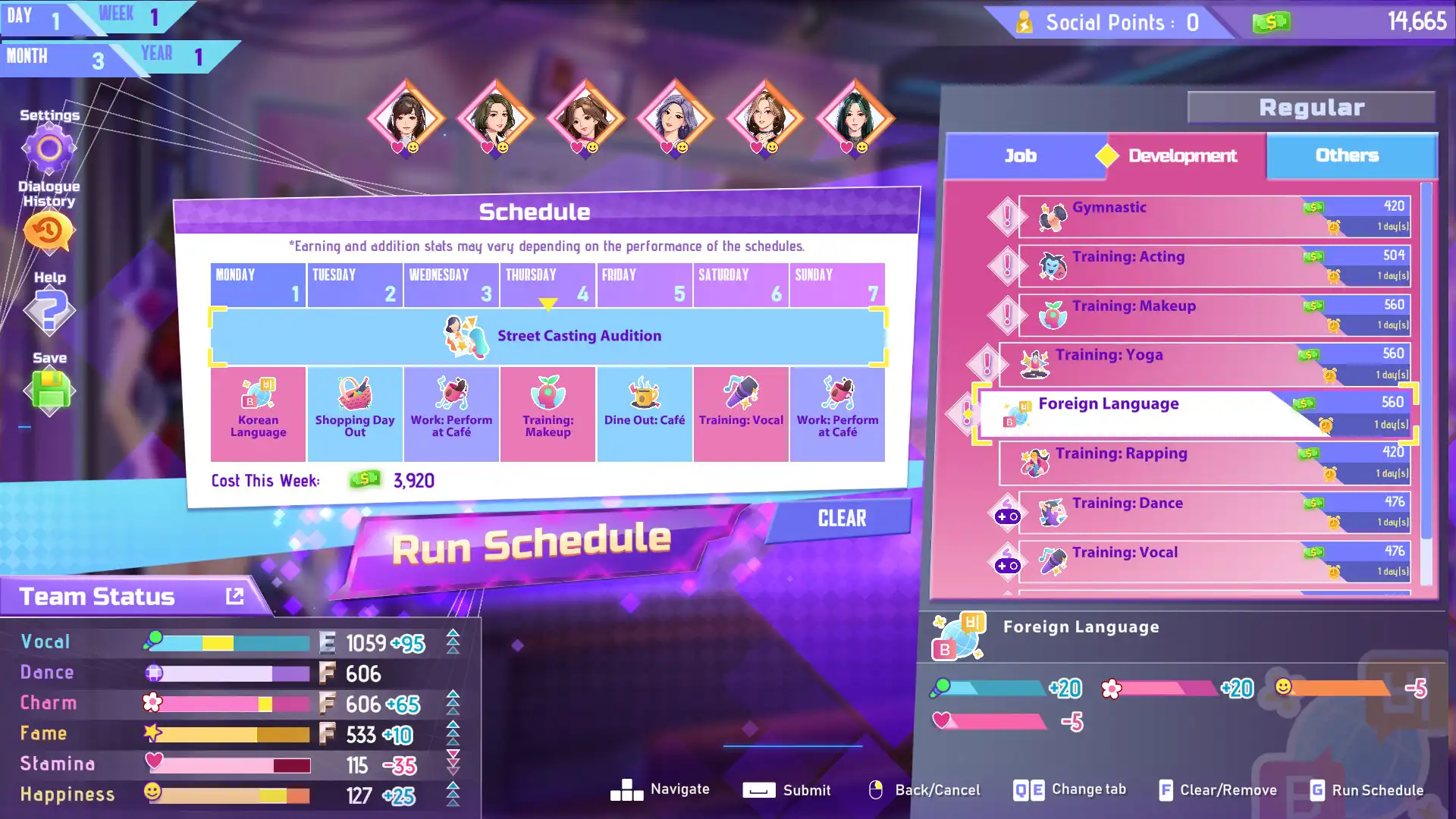 图片[5] [PC]韩流偶像故事: 出道之路/K-pop Idol Stories: Road to Debut                            新游发布 | 游戏截图-CheeseGame-芝士游戏