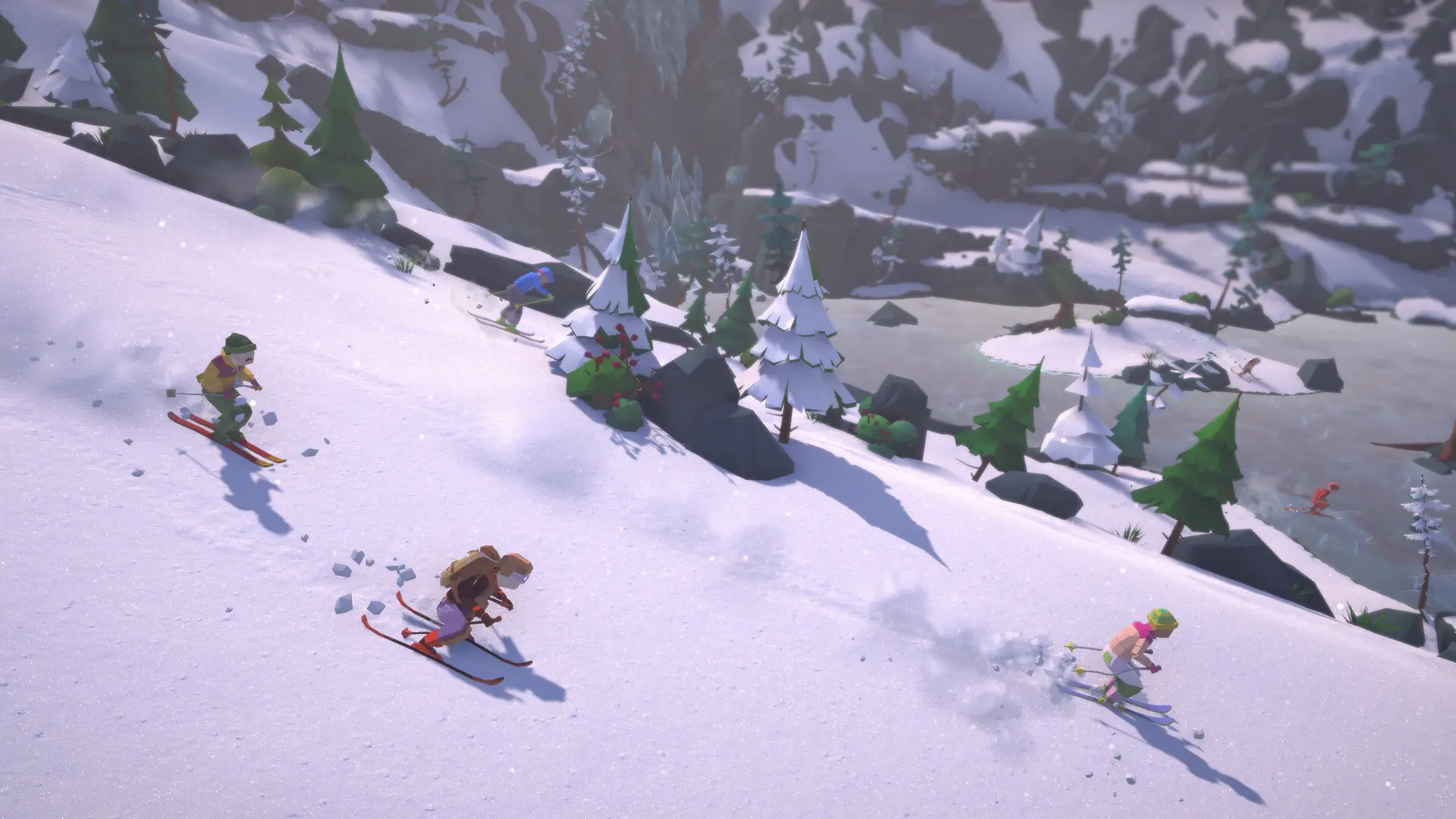 孤山之旅:雪地骑行/Lonely Mountains: Snow Riders 游戏截图