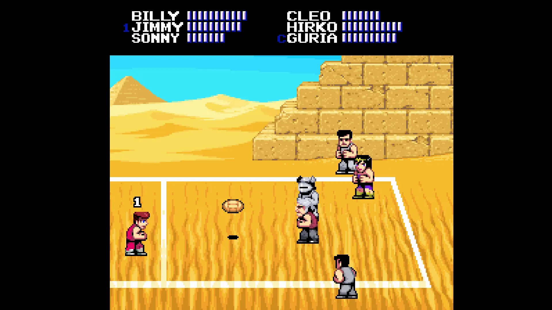 双截龙躲避球/Double Dragon Dodgeball 游戏截图