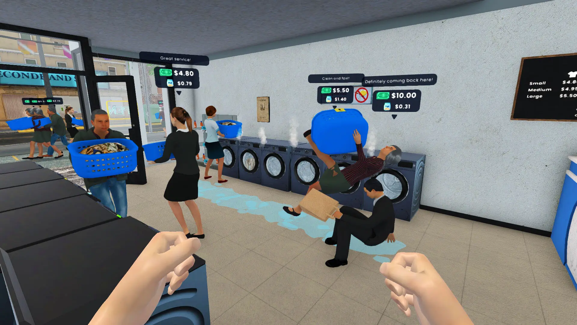 洗衣店模拟器/Laundry Store Simulator 游戏截图