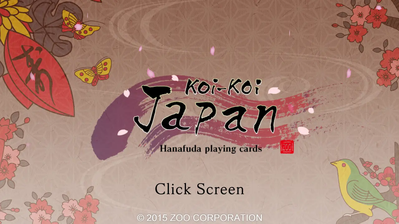 花牌/日本花札纸牌/Koi-Koi Japan [Hanafuda playing cards] 游戏截图
