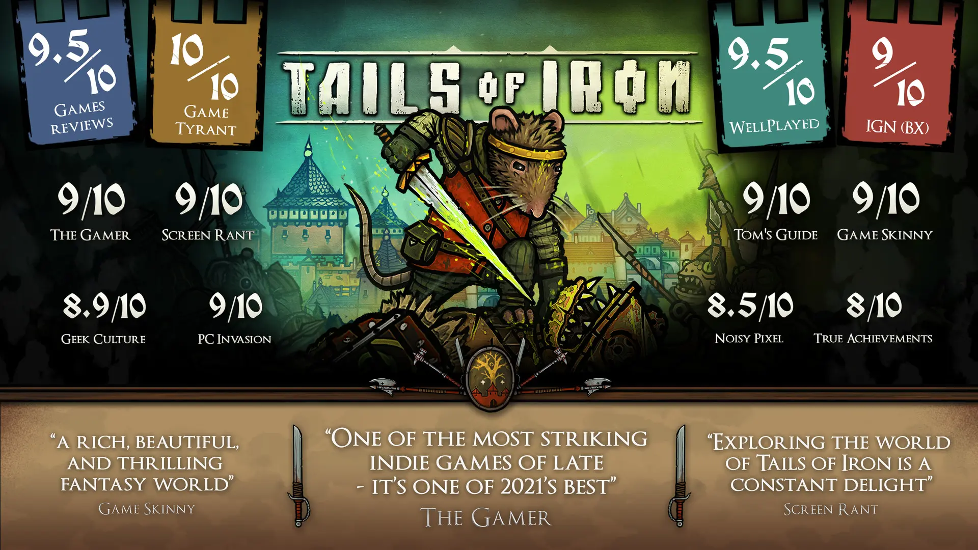 钢铁之尾/Tails of Iron 游戏截图