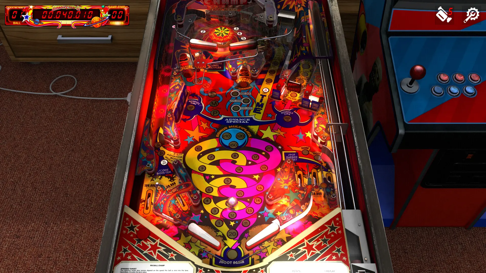 扎卡里亚经典弹珠/Zaccaria Pinball 游戏截图