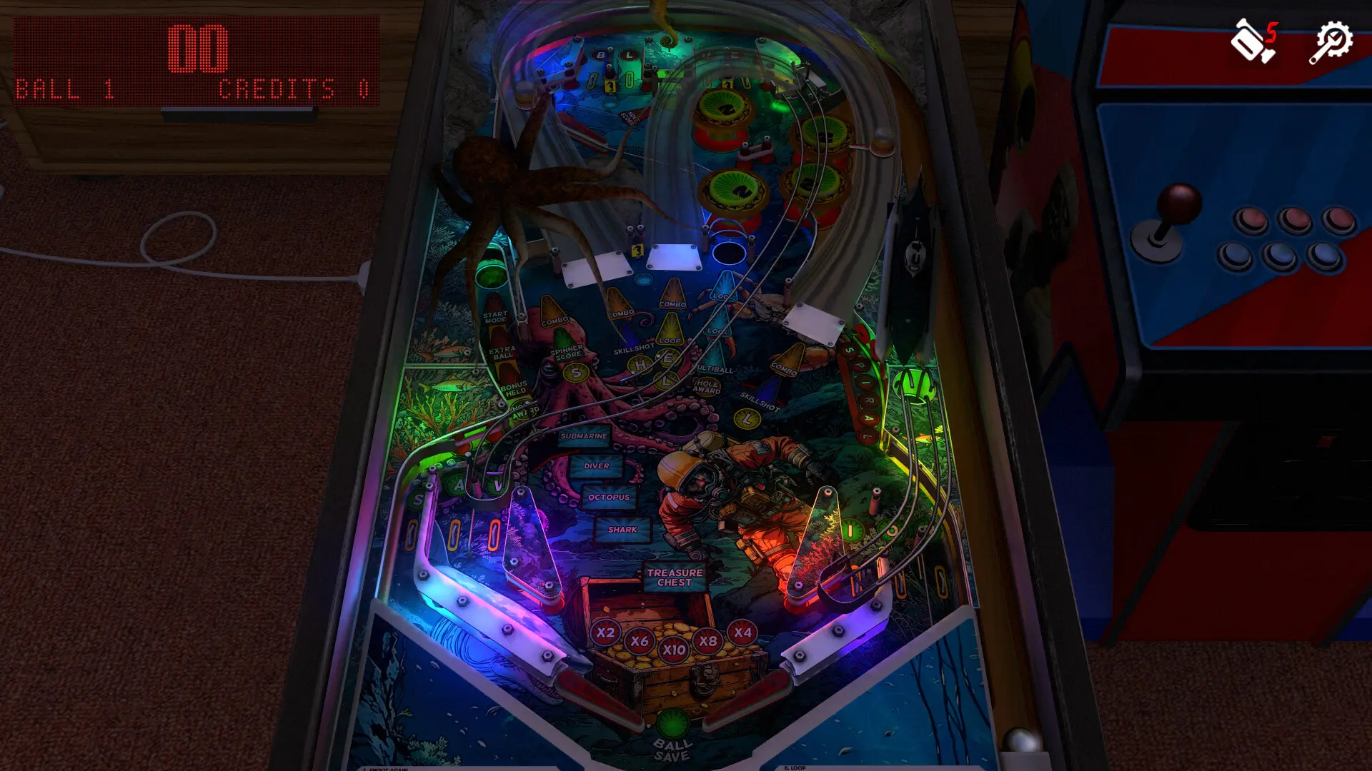 扎卡里亚经典弹珠/Zaccaria Pinball 游戏截图