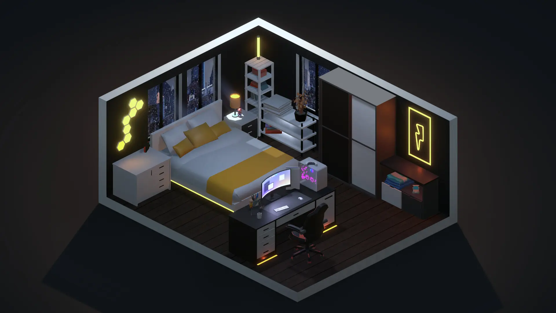 我的梦想卧室/My Dream Setup 游戏截图