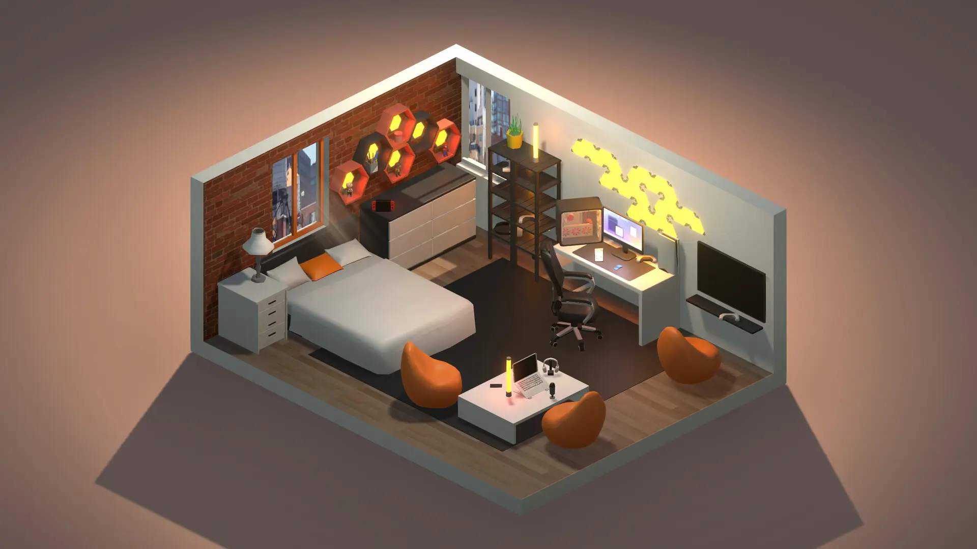 我的梦想卧室/My Dream Setup 游戏截图
