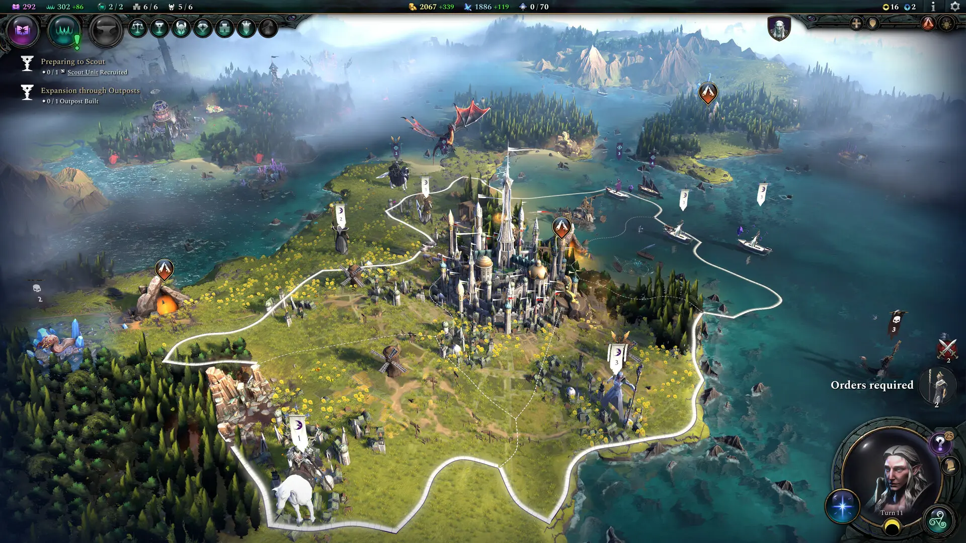 奇迹时代4/Age of Wonders 4/支持网络联机 游戏截图