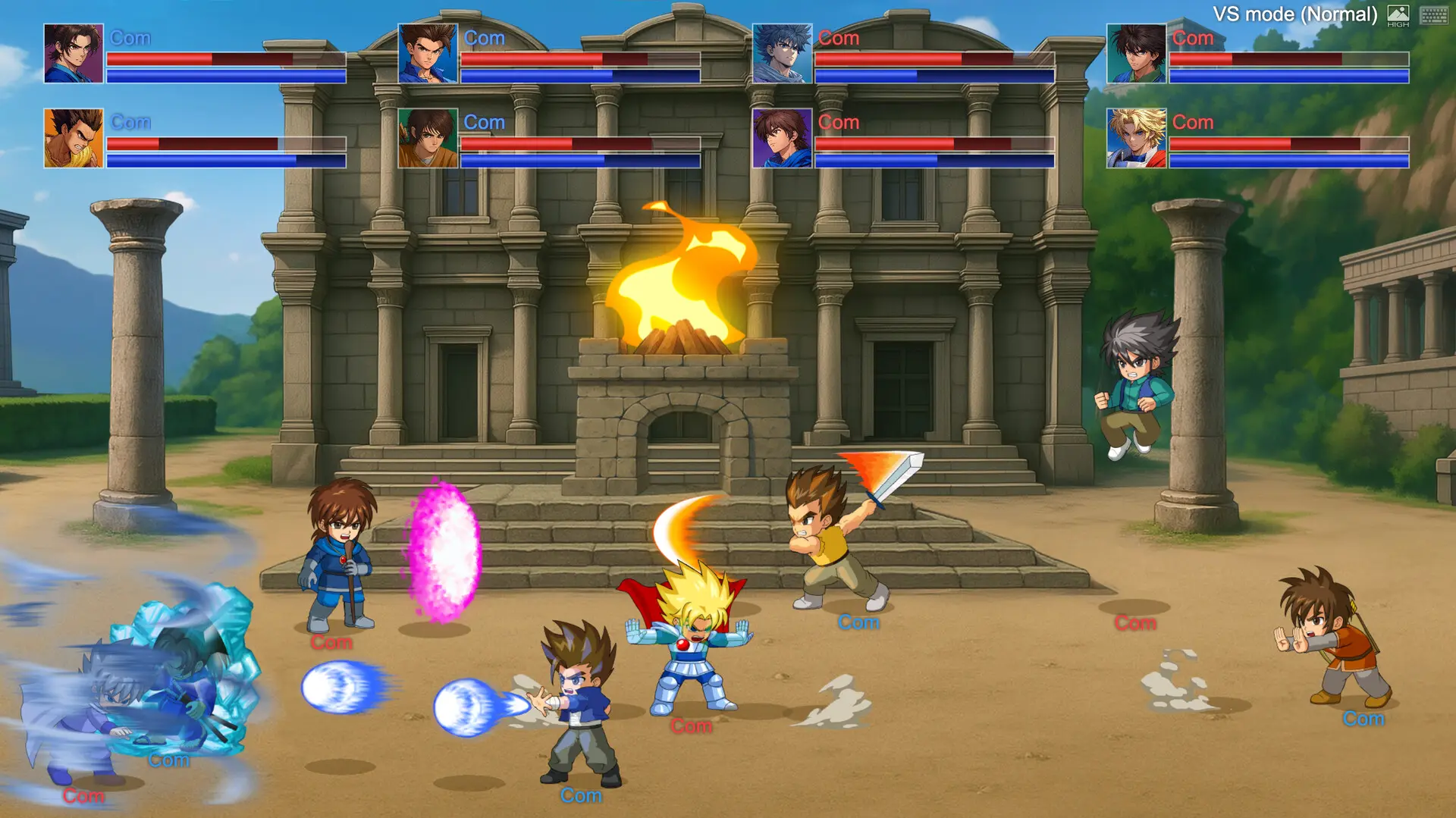 小朋友齐打交2:复刻版/Little Fighter 2 Remastered 游戏截图