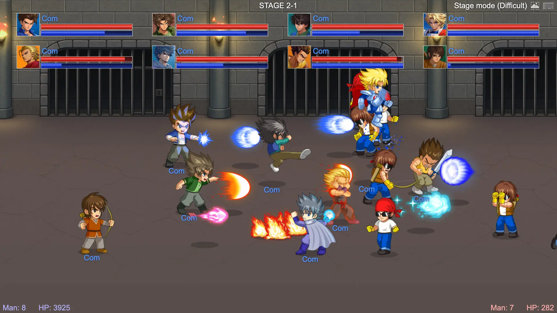 小朋友齐打交2:复刻版/Little Fighter 2 Remastered 游戏截图