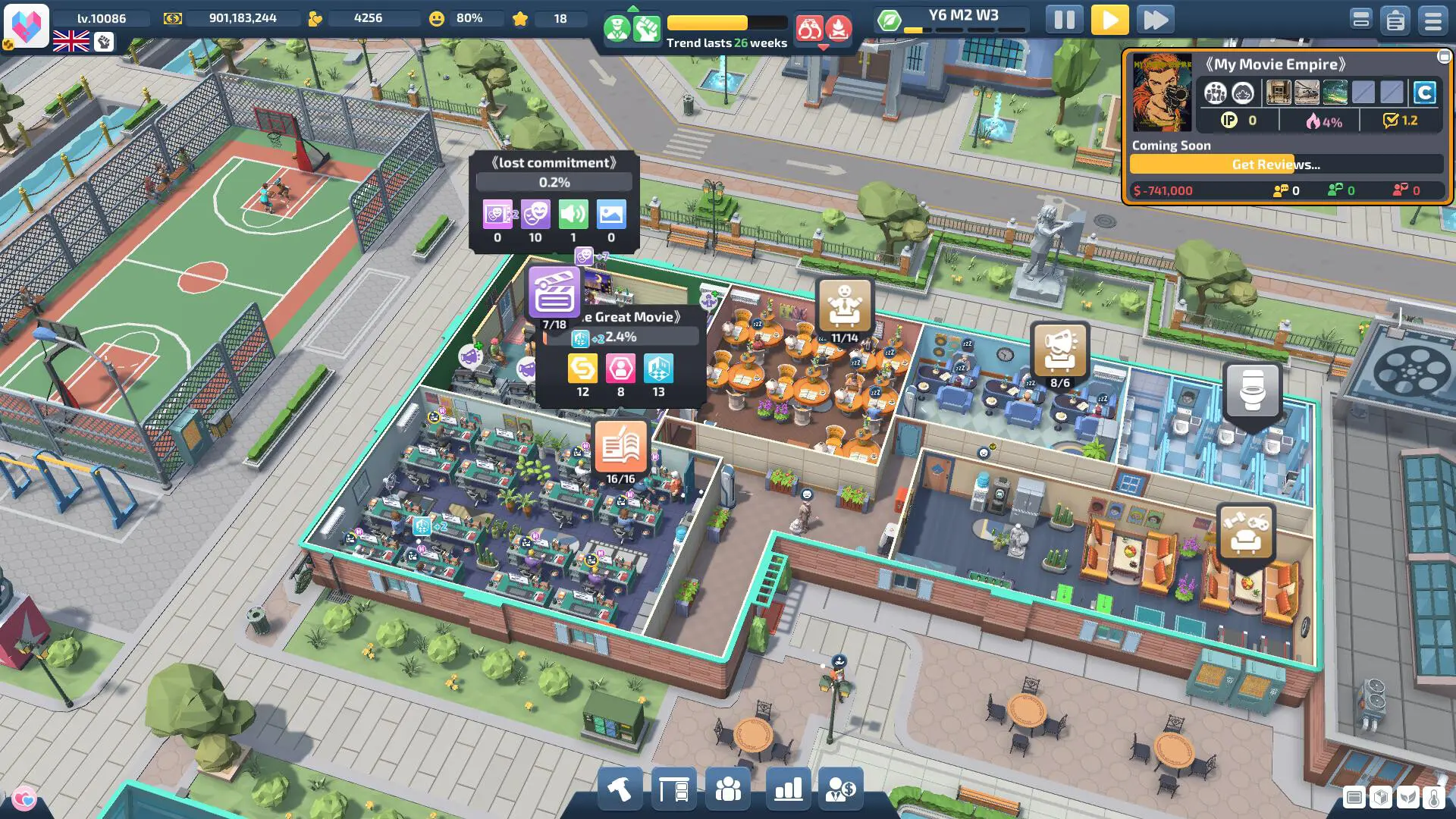 超级电影大亨/Super Movie Tycoon 游戏截图