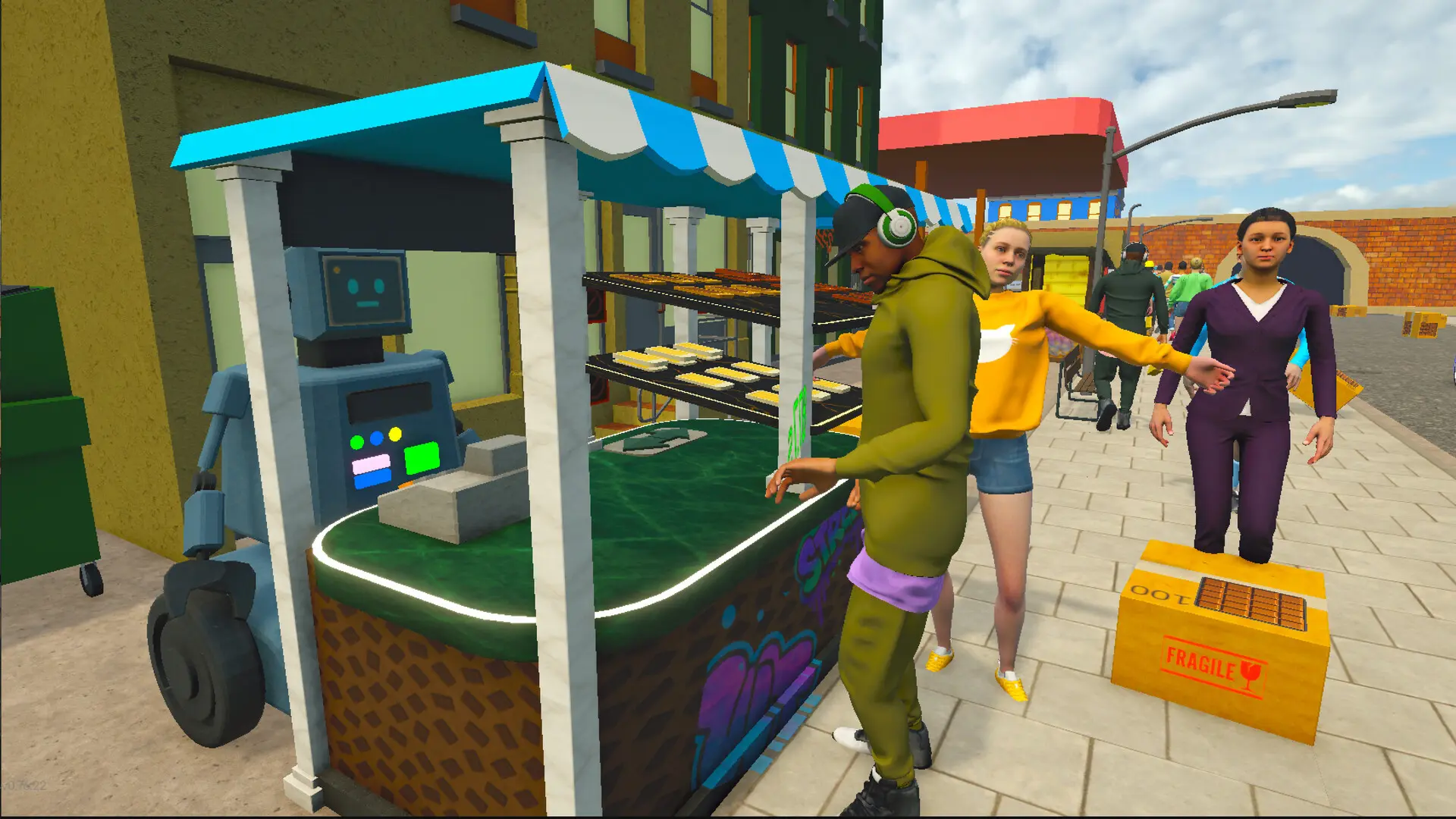巧克力摊位模拟器/Choco Kiosk Simulator 游戏截图