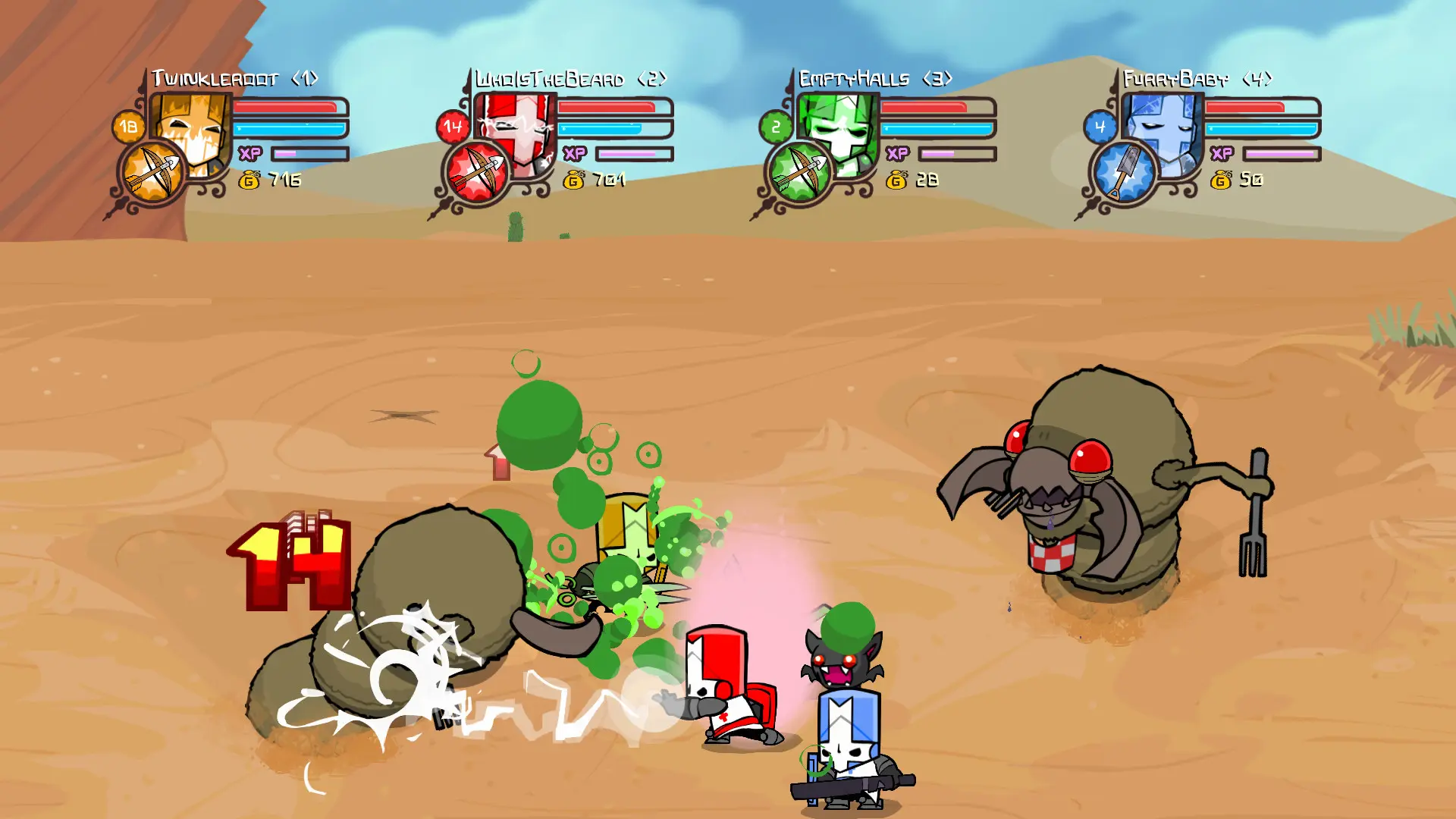 城堡毁灭者/城堡破坏者/Castle Crashers 游戏截图