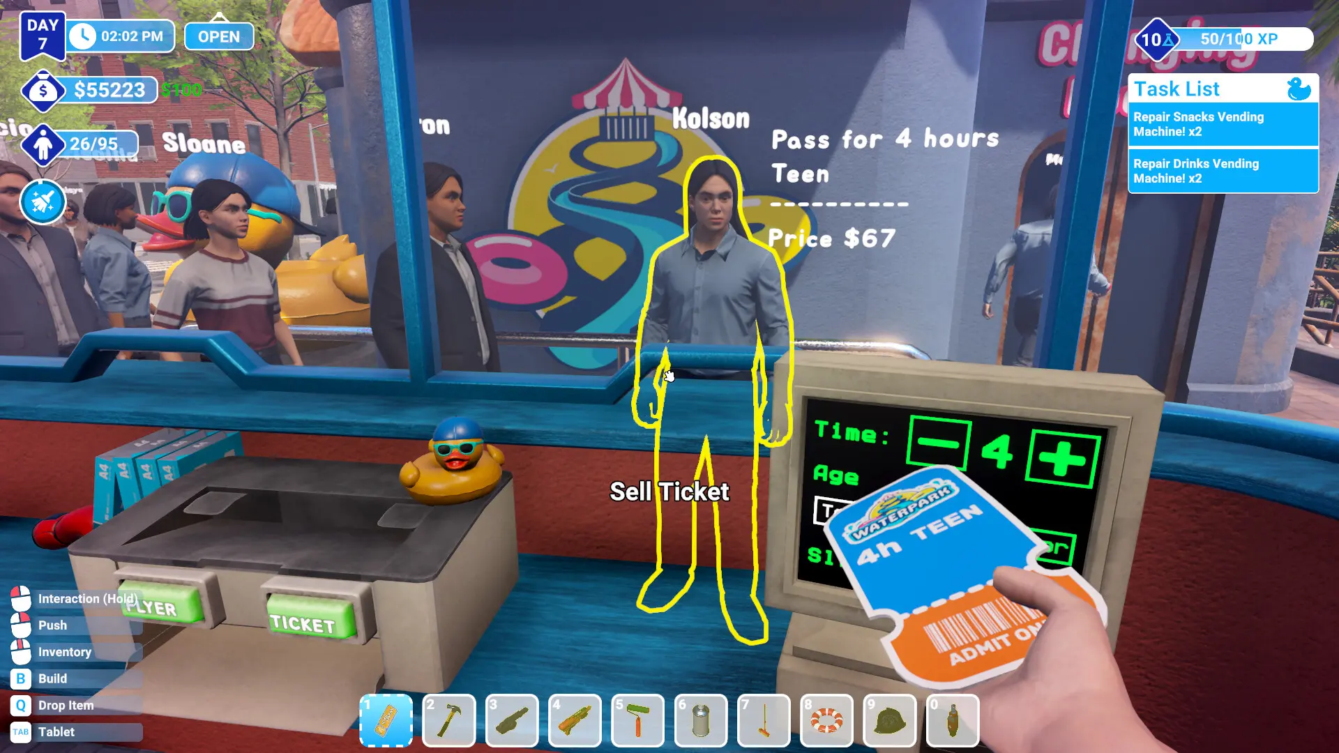 水上乐园模拟器/Waterpark Simulator 游戏截图