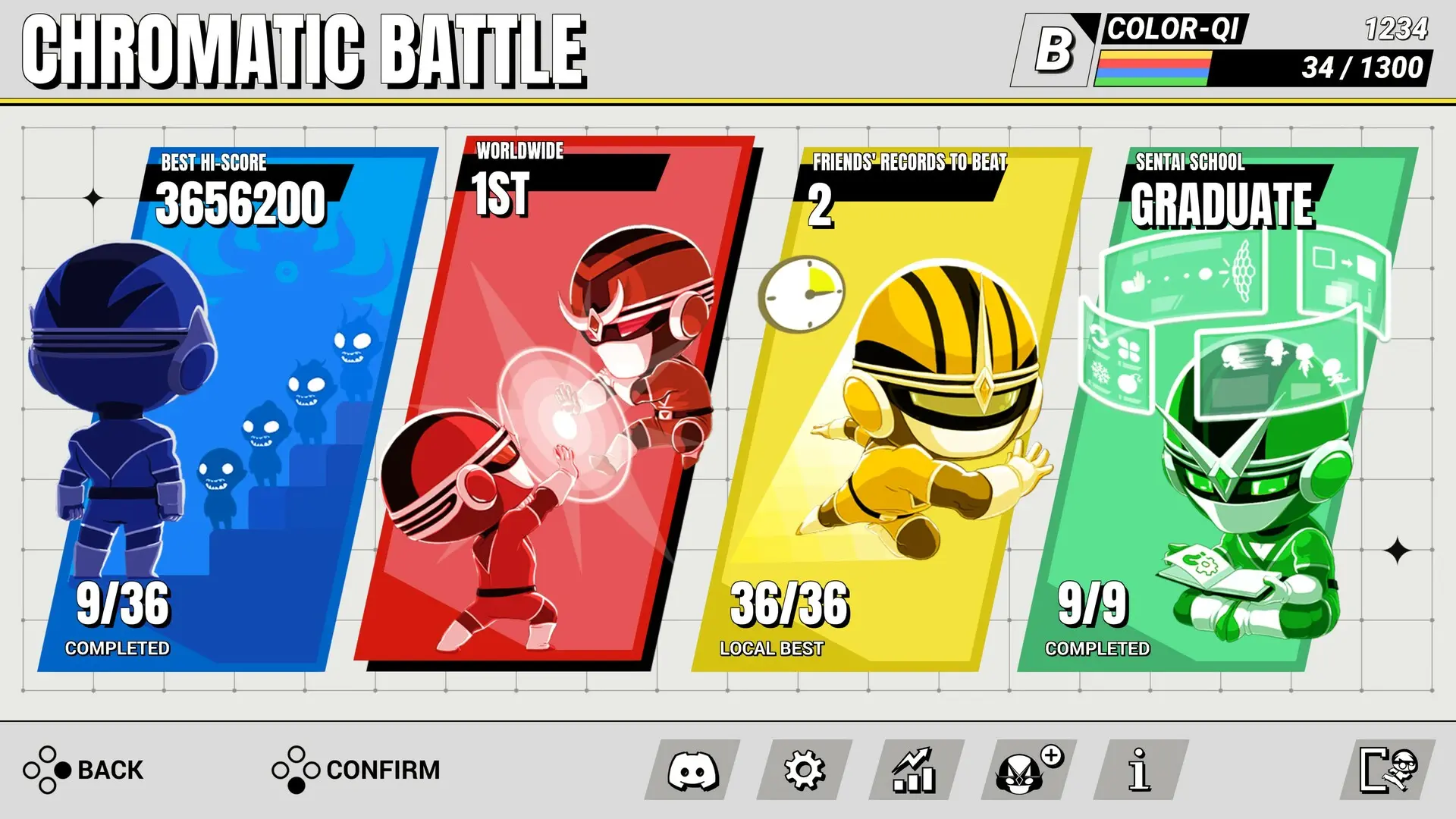 超级战队:色彩英雄/QUADRICOLOR: Ultra Sentai Color Ranger 游戏截图