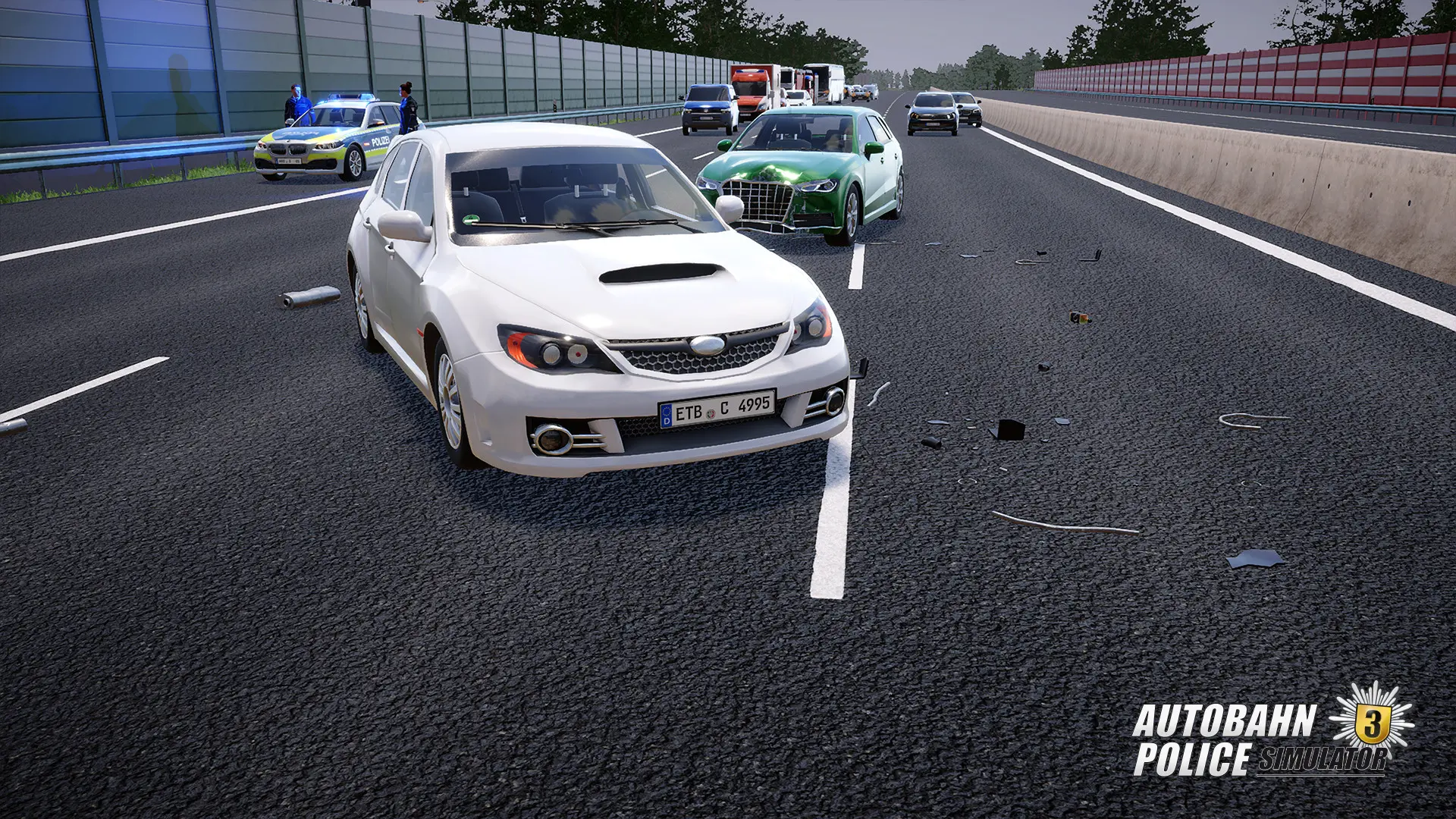 高速公路警察模拟3/Autobahn Police Simulator 3 游戏截图