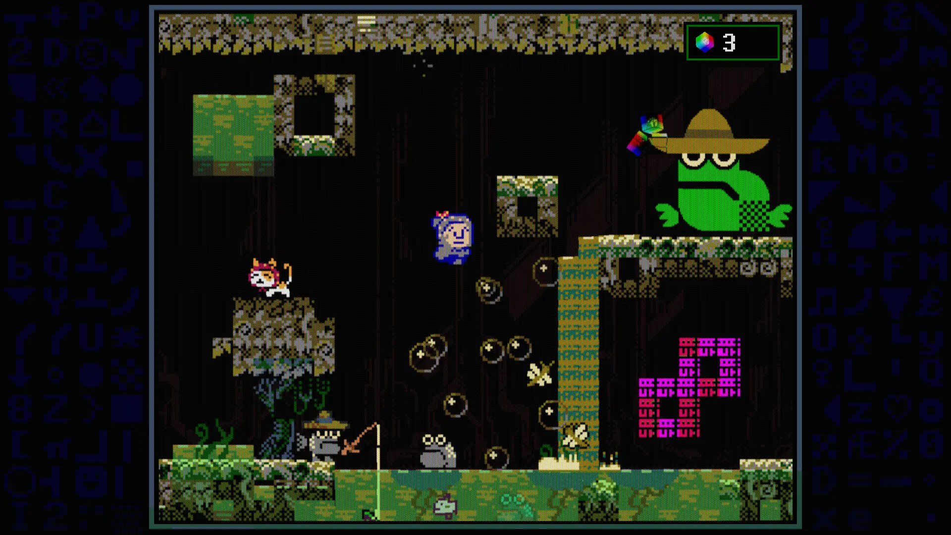 老奶奶清理魔法地窖/Babushka's Glitch Dungeon 游戏截图
