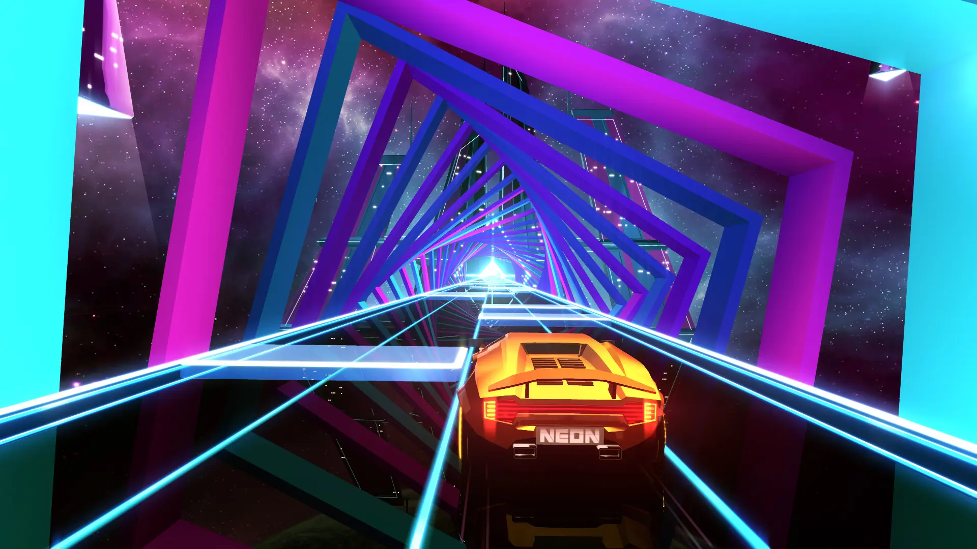 霓虹飞车/Neon Drive 游戏截图