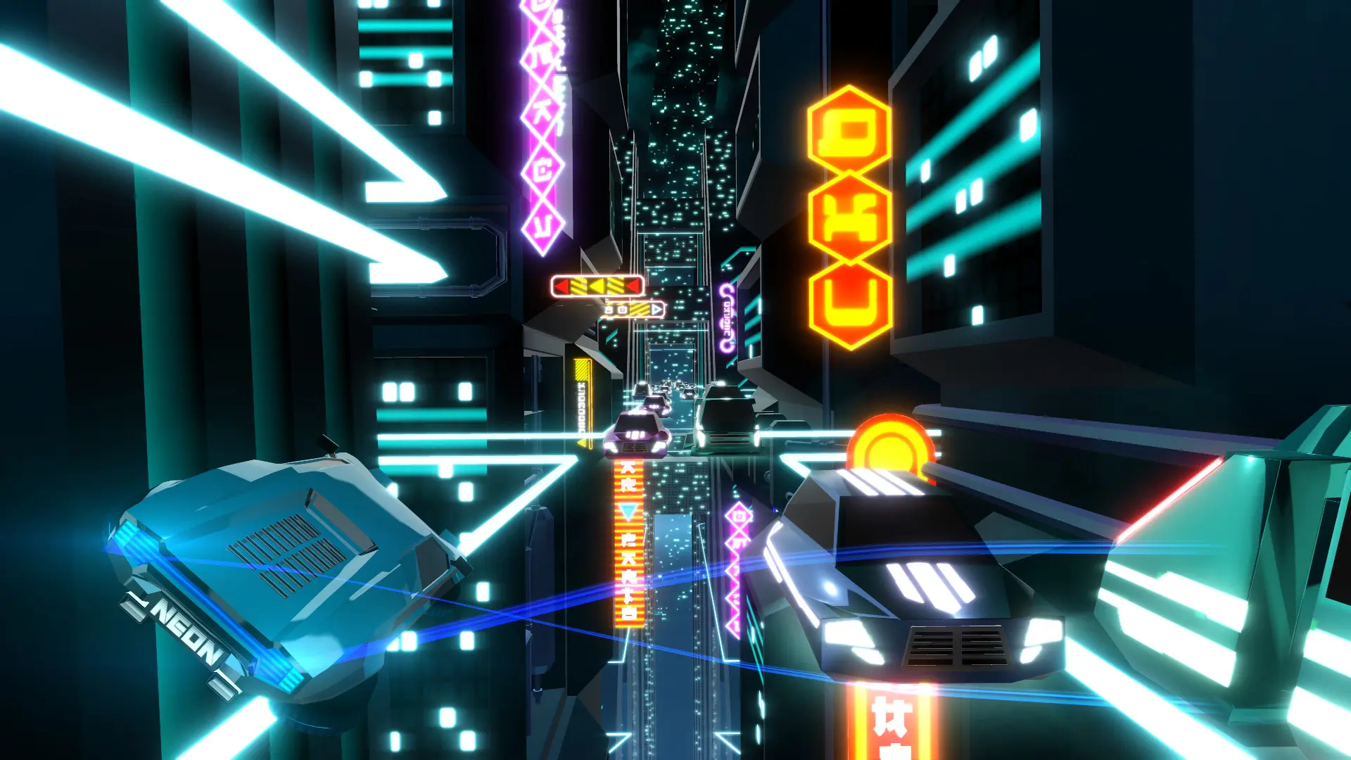 霓虹飞车/Neon Drive 游戏截图