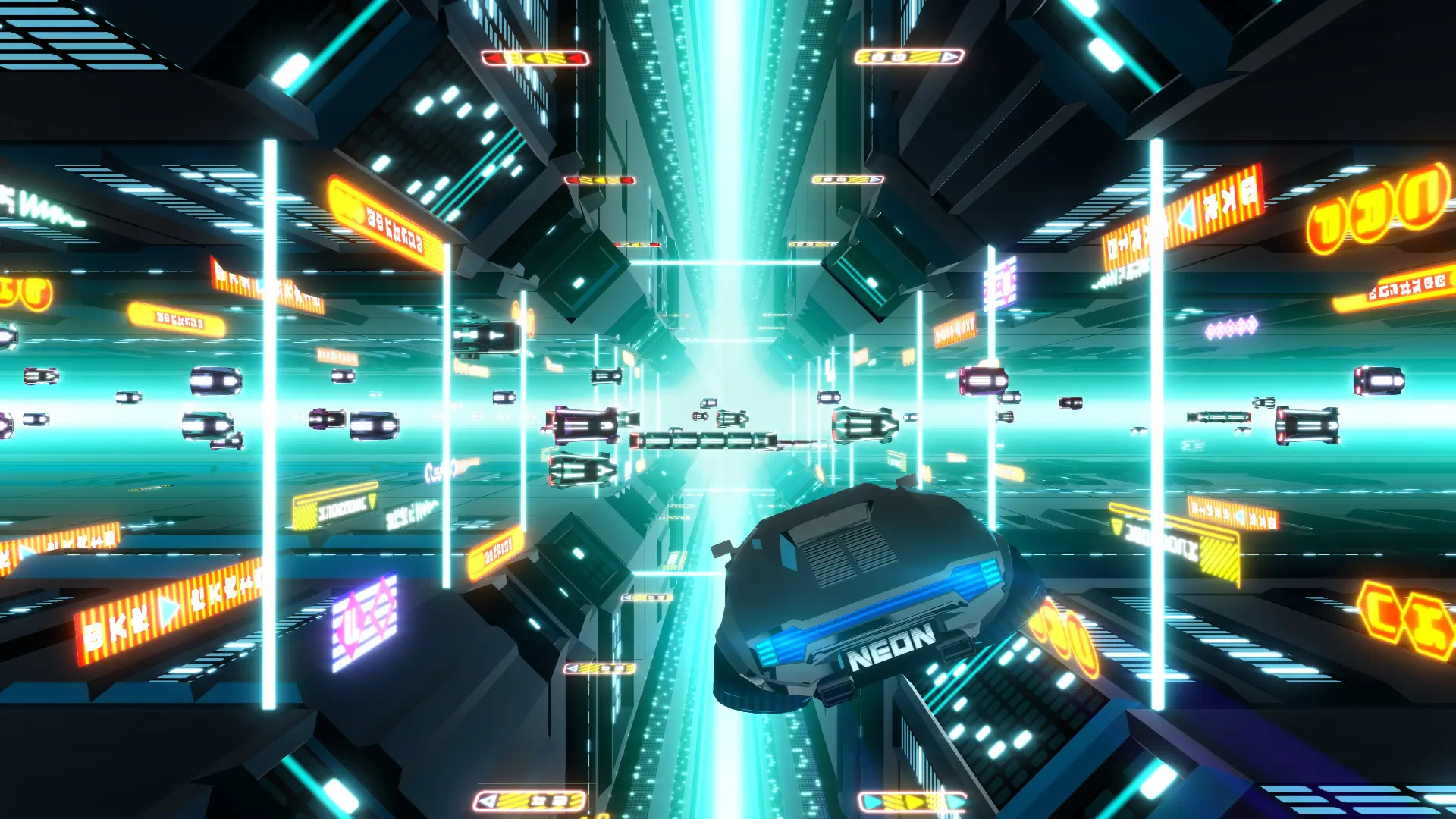 霓虹飞车/Neon Drive 游戏截图