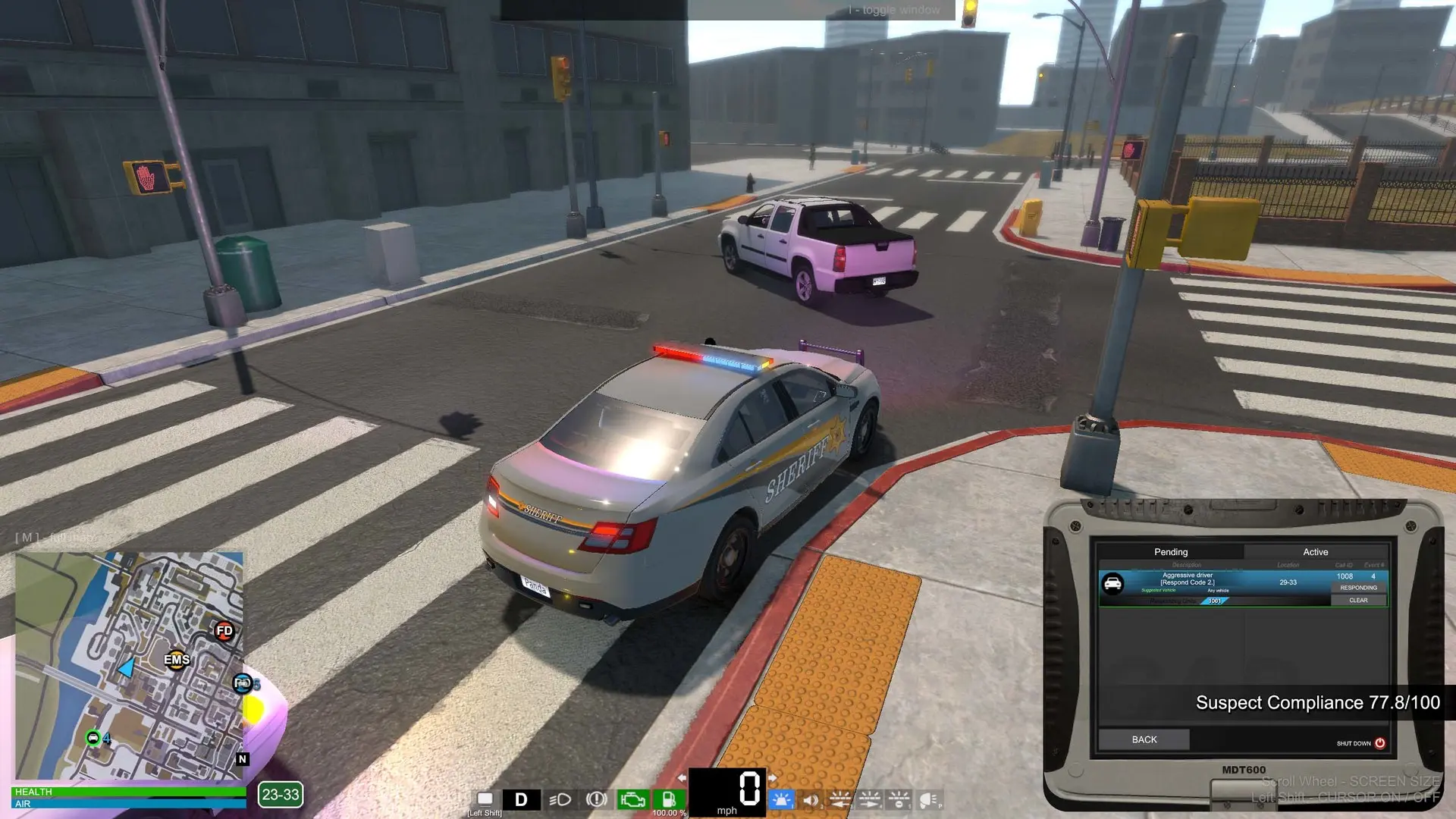 消防模拟/警情模拟/急救模拟/Flashing Lights - Police, Firefighting, Emergency Services Simulator 游戏截图