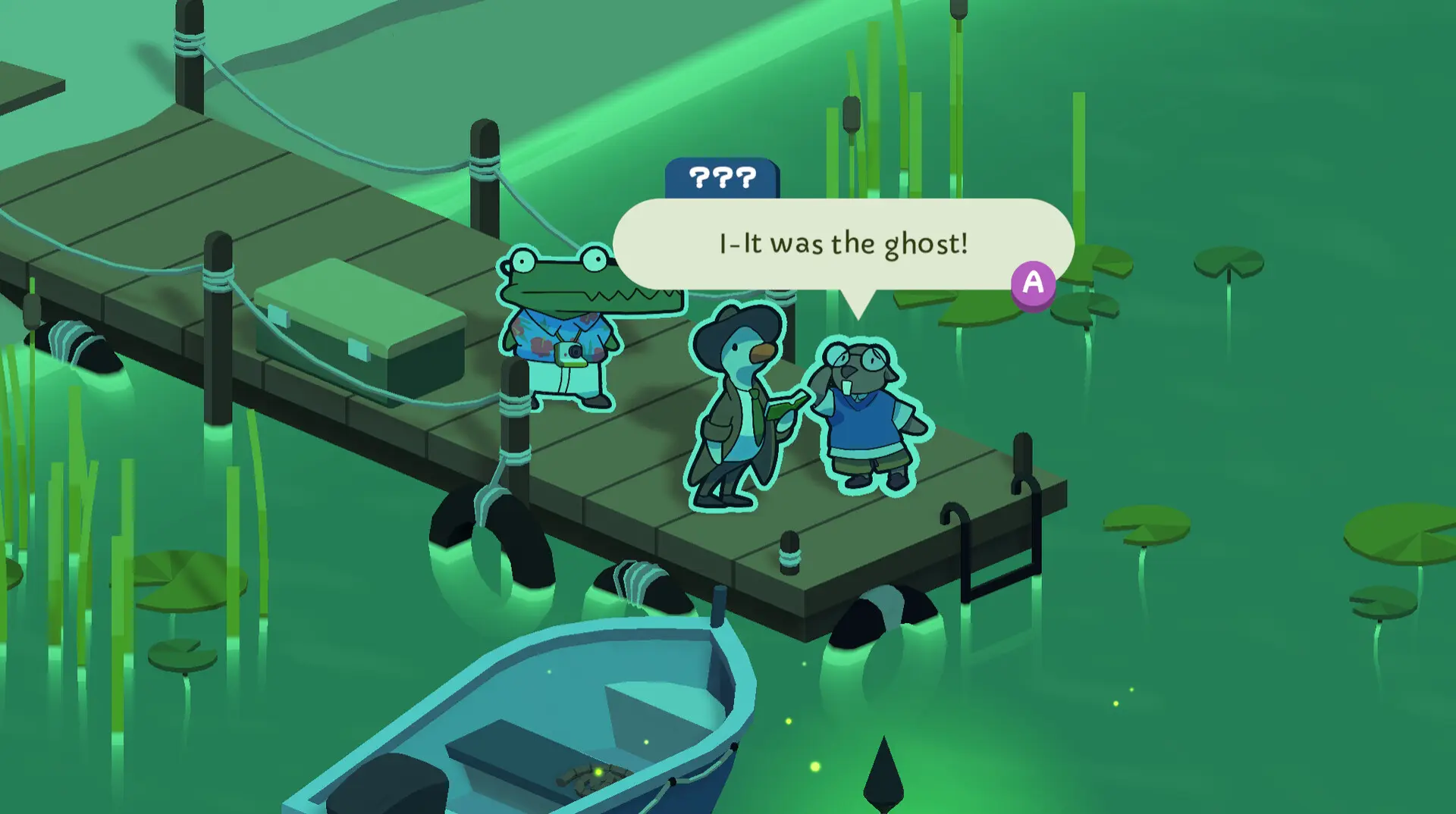 鸭鸭侦探:闹鬼露营地/Duck Detective: The Ghost of Glamping 游戏截图