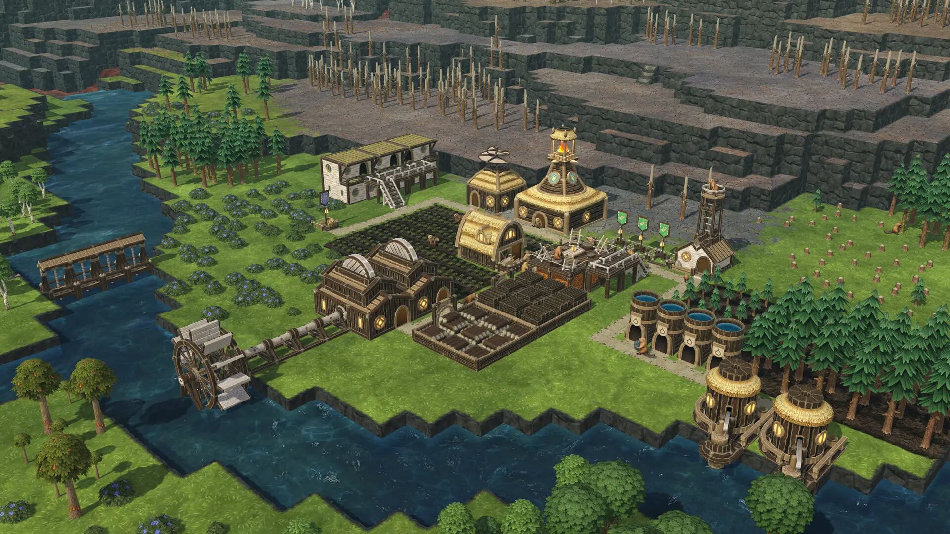 海狸浮生记/Timberborn 游戏截图
