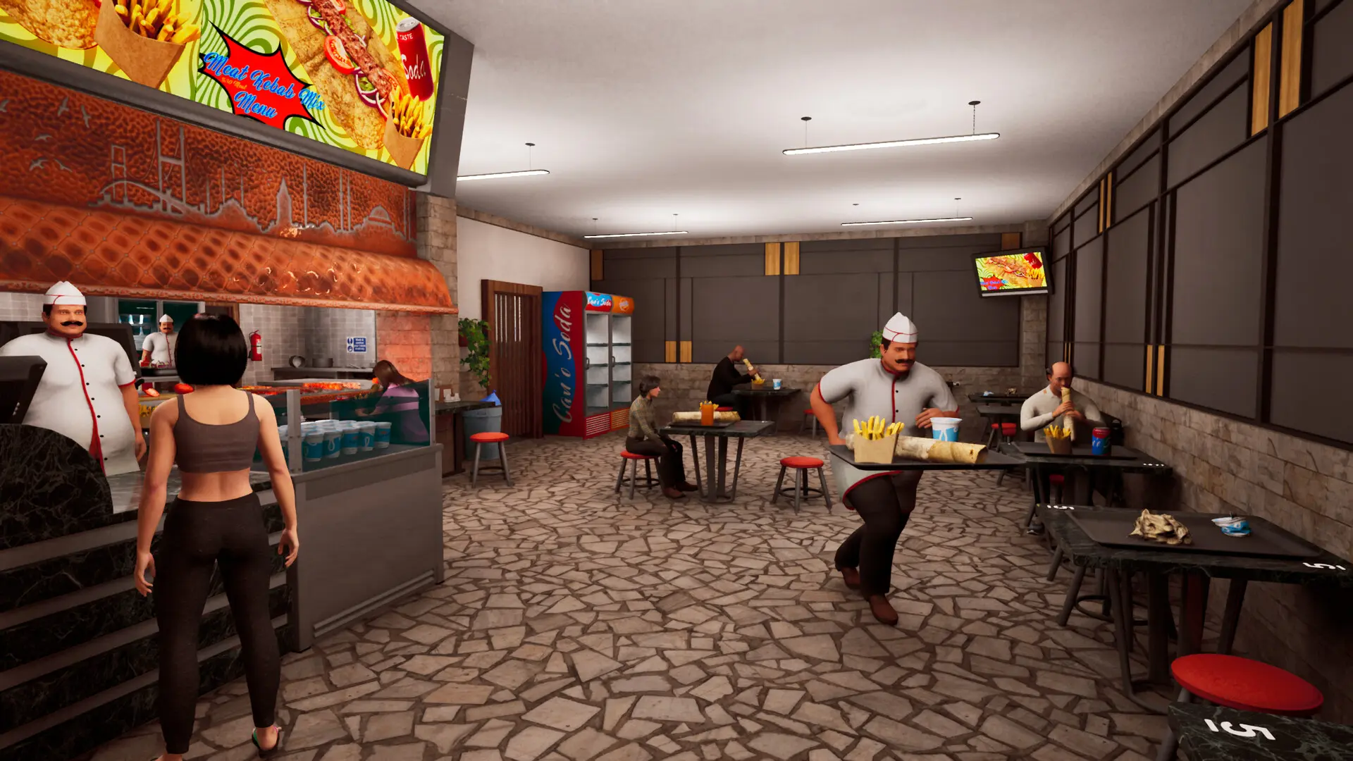 卷饼小店模拟器/Wrap House Simulator 游戏截图