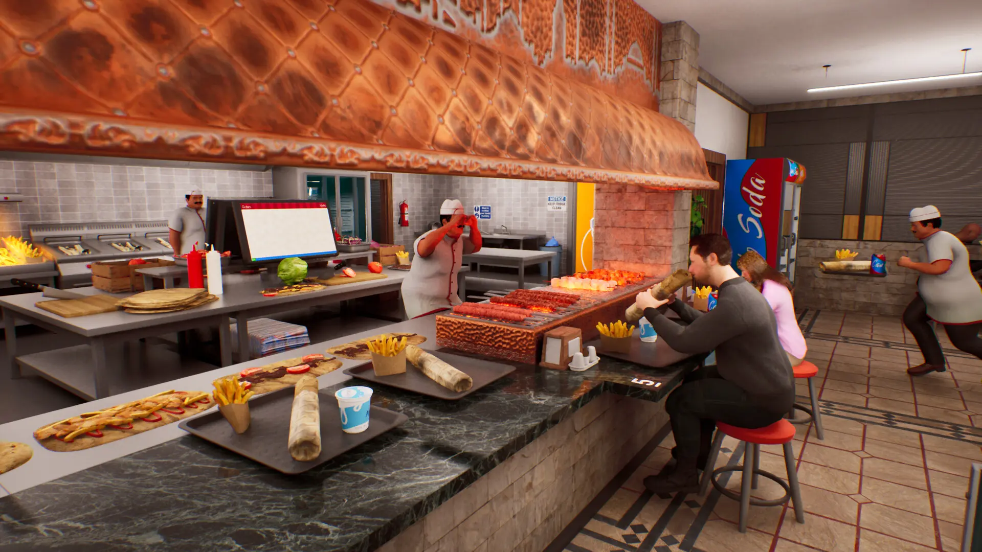 卷饼小店模拟器/Wrap House Simulator 游戏截图